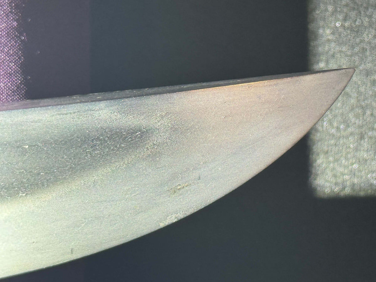 Antique Nihonto - Early Edo (about 350 years old) WIDE Wakizashi in Shirasaya, NBTHK attributed to 4th generation Tadayoshi