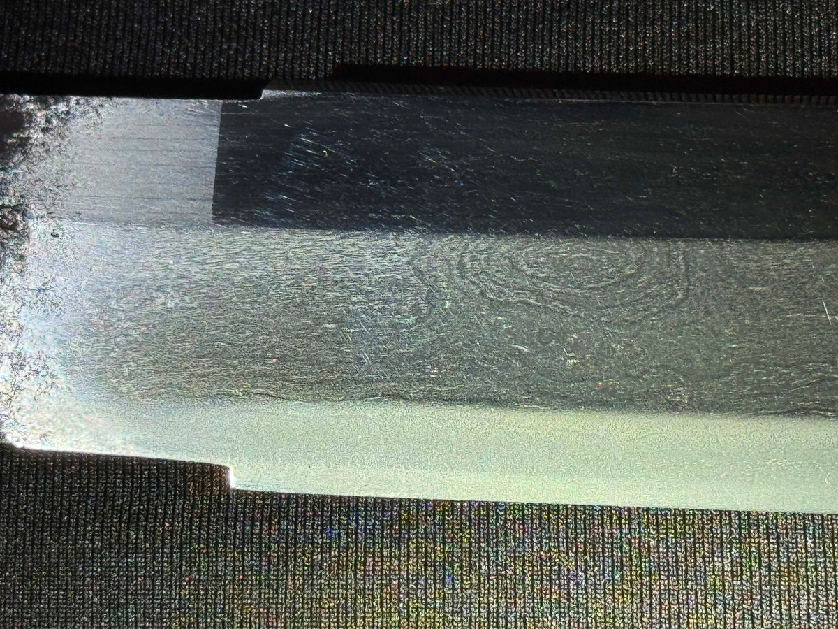 Antique Nihonto - Late Edo GIANT Katana with Koshirae, Signed Koshu Yori Katsuyamajo Minami Hisatsugu Saku Kore, Dated Tenpo 13 (1842) February, NBTHK Certified