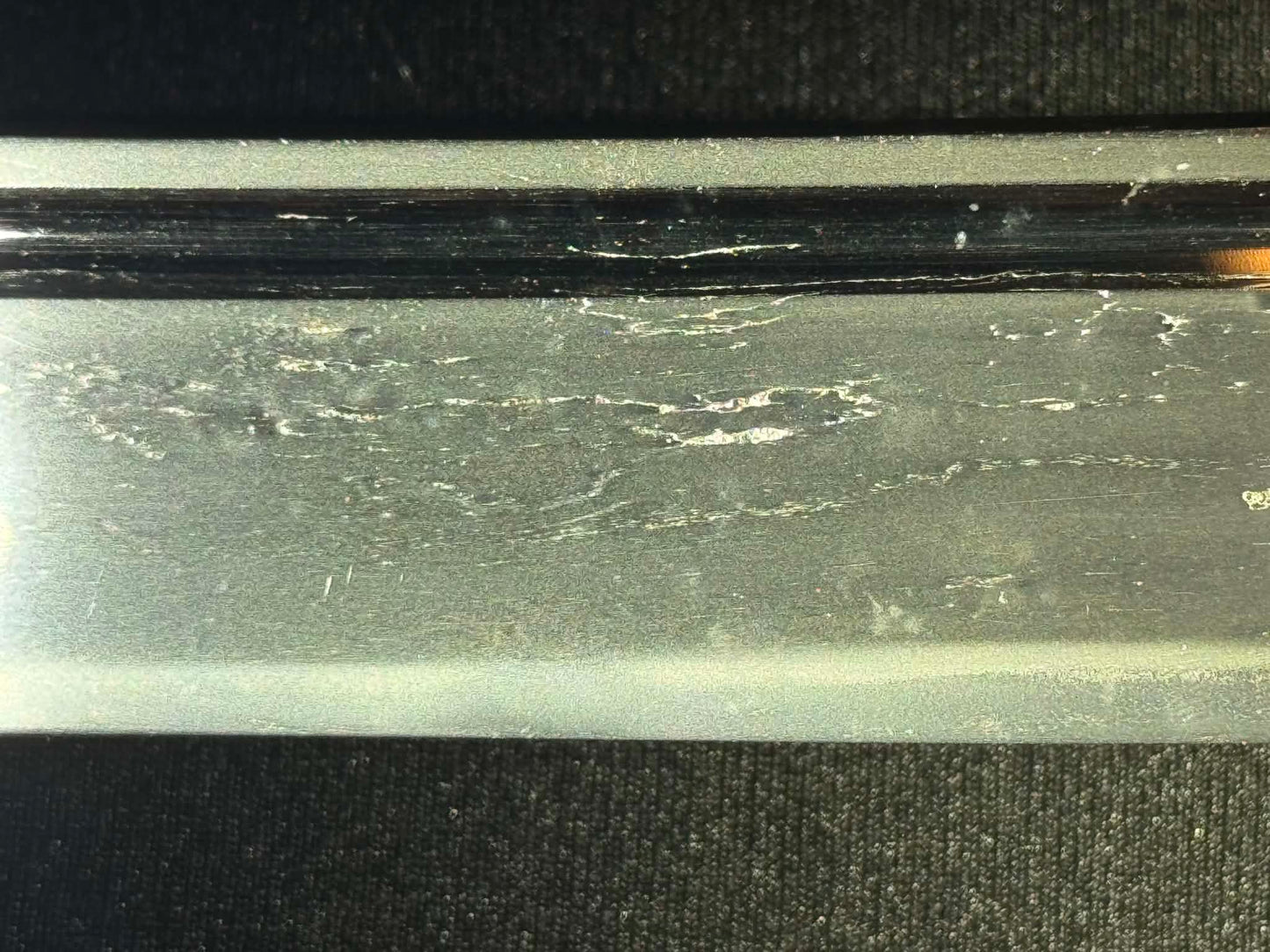 Antique Nihonto - Muromachi (4-600 years old) Wakizashi in Shirasaya, signed Soshuju Hiromasa