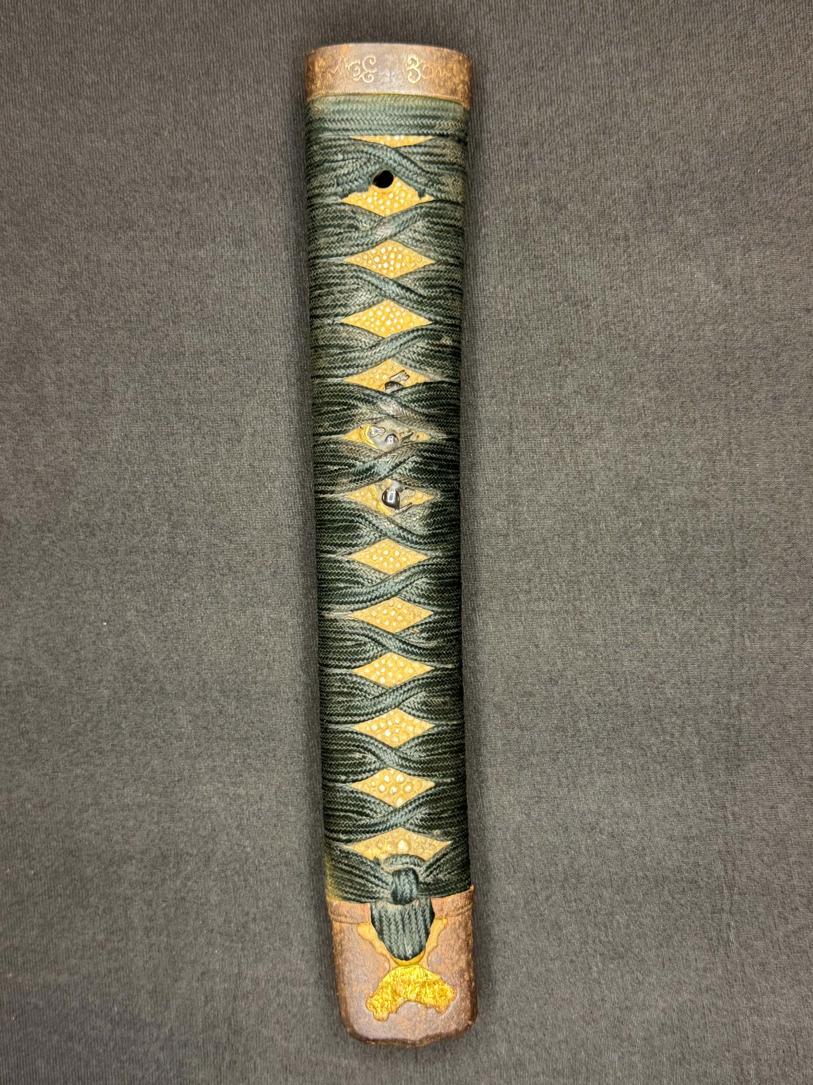 Antique Nihonto - Katana in Handachi Koshirae, Signed Chikushu Ju Sa Yasuchika, Dated Genji 1 (1864) NBTHK Certified
