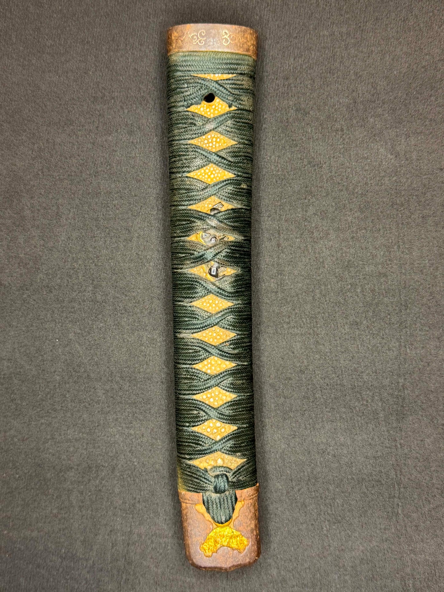 Antique Nihonto - Katana in Hamdachi Koshirae, Signed Chikushu Ju Sa Yasuchika, Dated Genji 1 (1864) NBTHK Certified