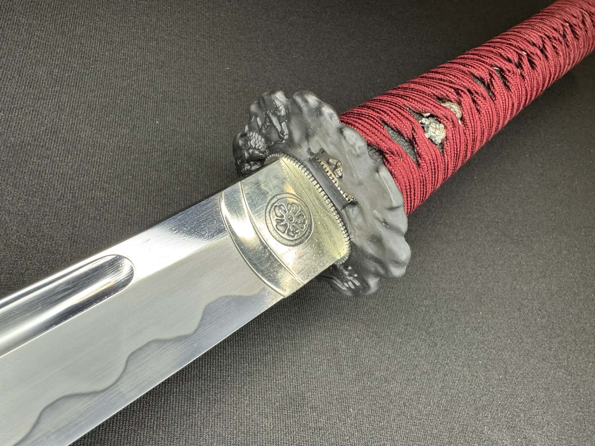 USED Thaitsuki Dragon Spark Katana, Unokubi 1095 Clay tempered exclusive
