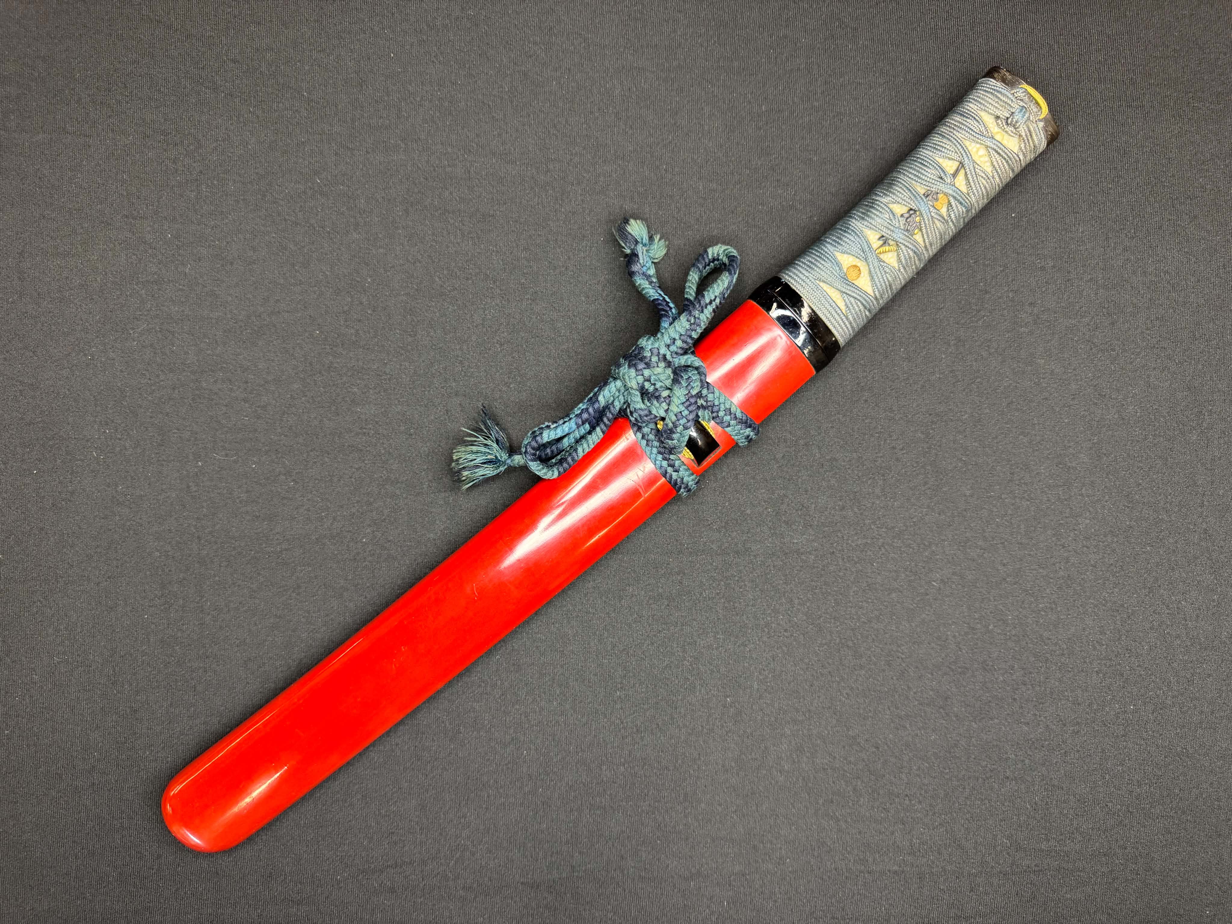 Antique Nihonto - Tanto with Koshirae, signed Jumyo, NBTHK certified