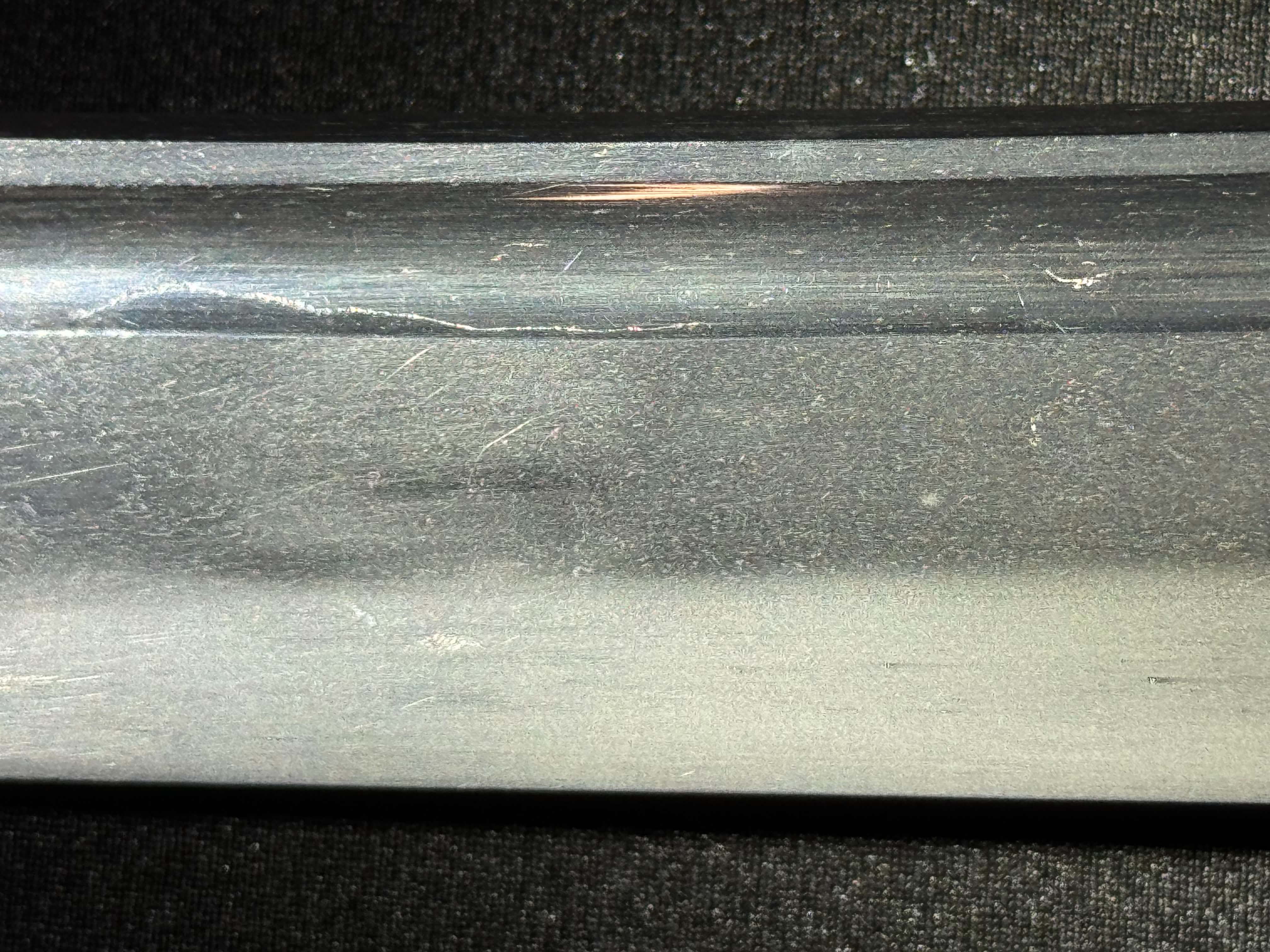 Antique Nihonto - Early Edo (about 350 years old) WIDE Wakizashi in Shirasaya, NBTHK attributed to 4th generation Tadayoshi