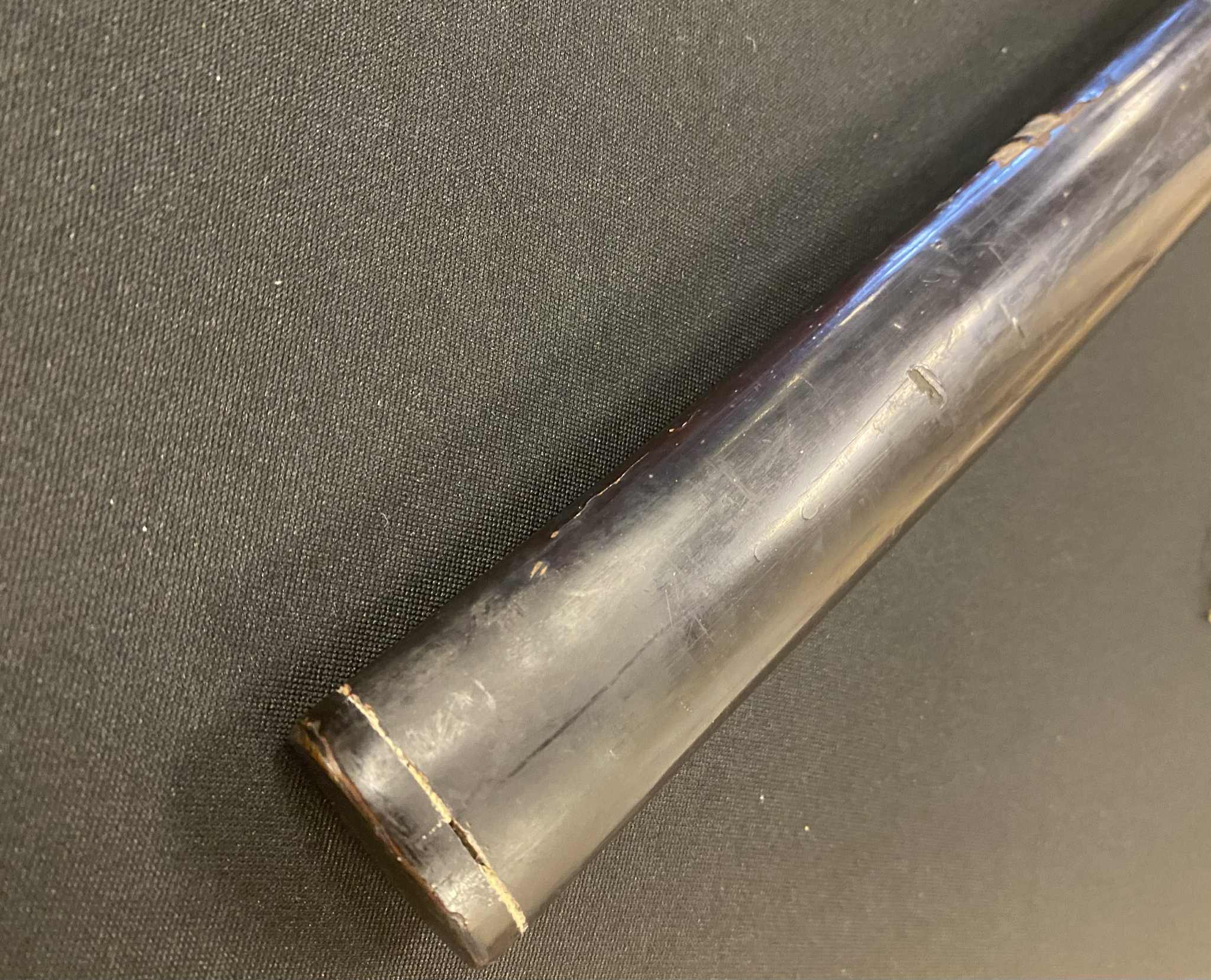Antique Nihonto - Tachi in Shirasaya with Katana Koshirae, Nanbokucho Period to Oei (650+ years old) - Unsigned, NBTHK Tokubetsu Hozon Attributed to Mihara Masanobu