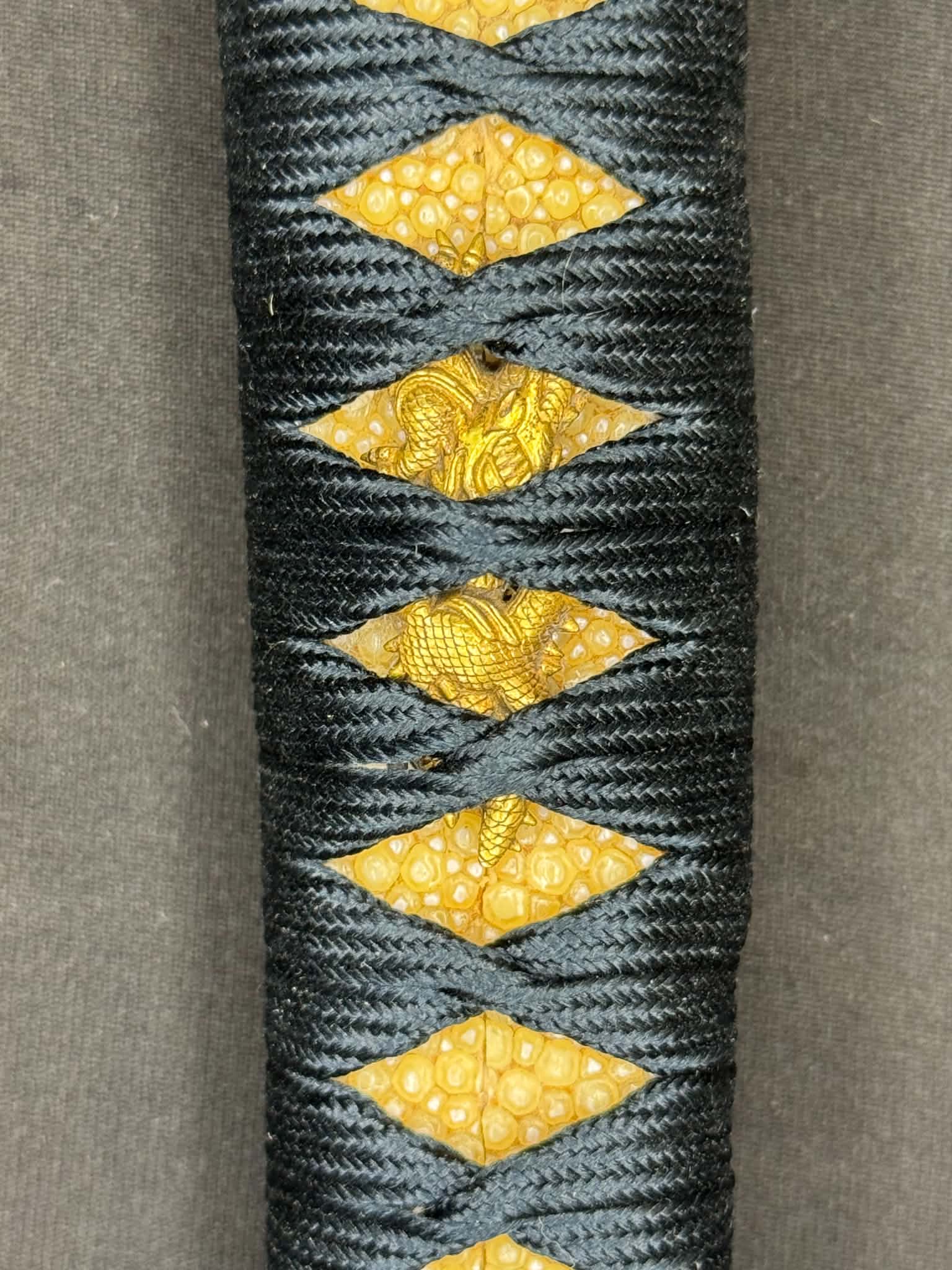 Antique Nihonto - Daishou Katana (NBTHK attributed to Fujiwara Takada) and Wakizashi (NBTHK attributed to Echizen Seki) in Handachi Koshirae