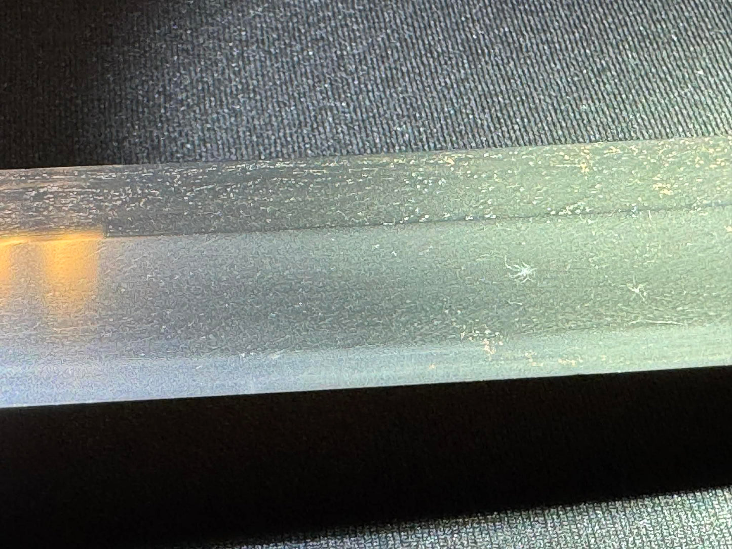 Antique Nihonto - Wakizashi in Shirasaya, signed Zenjo Kanetoshi