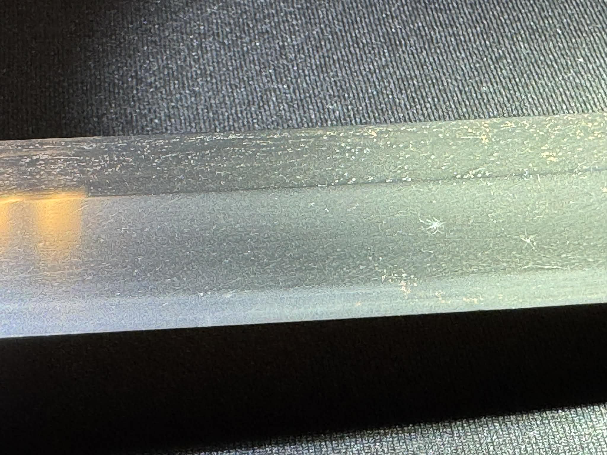 Antique Nihonto - Wakizashi in Shirasaya, signed Zenjo Kanetoshi