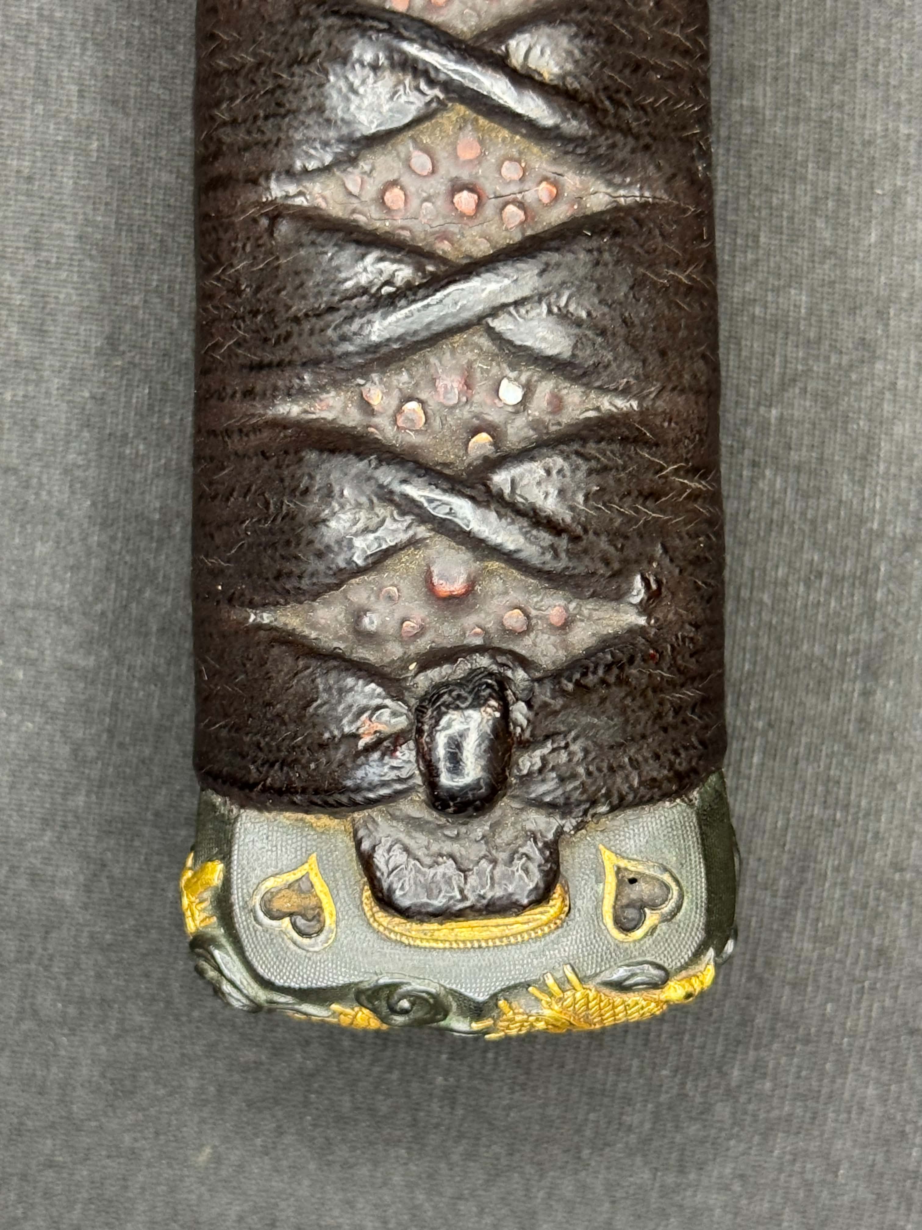 Antique Nihonto - Early Edo (300-350 years old) Katana in Koshirae, signed Yokoyama Ueno Daijo Fujiwara Sukesada (not verified)