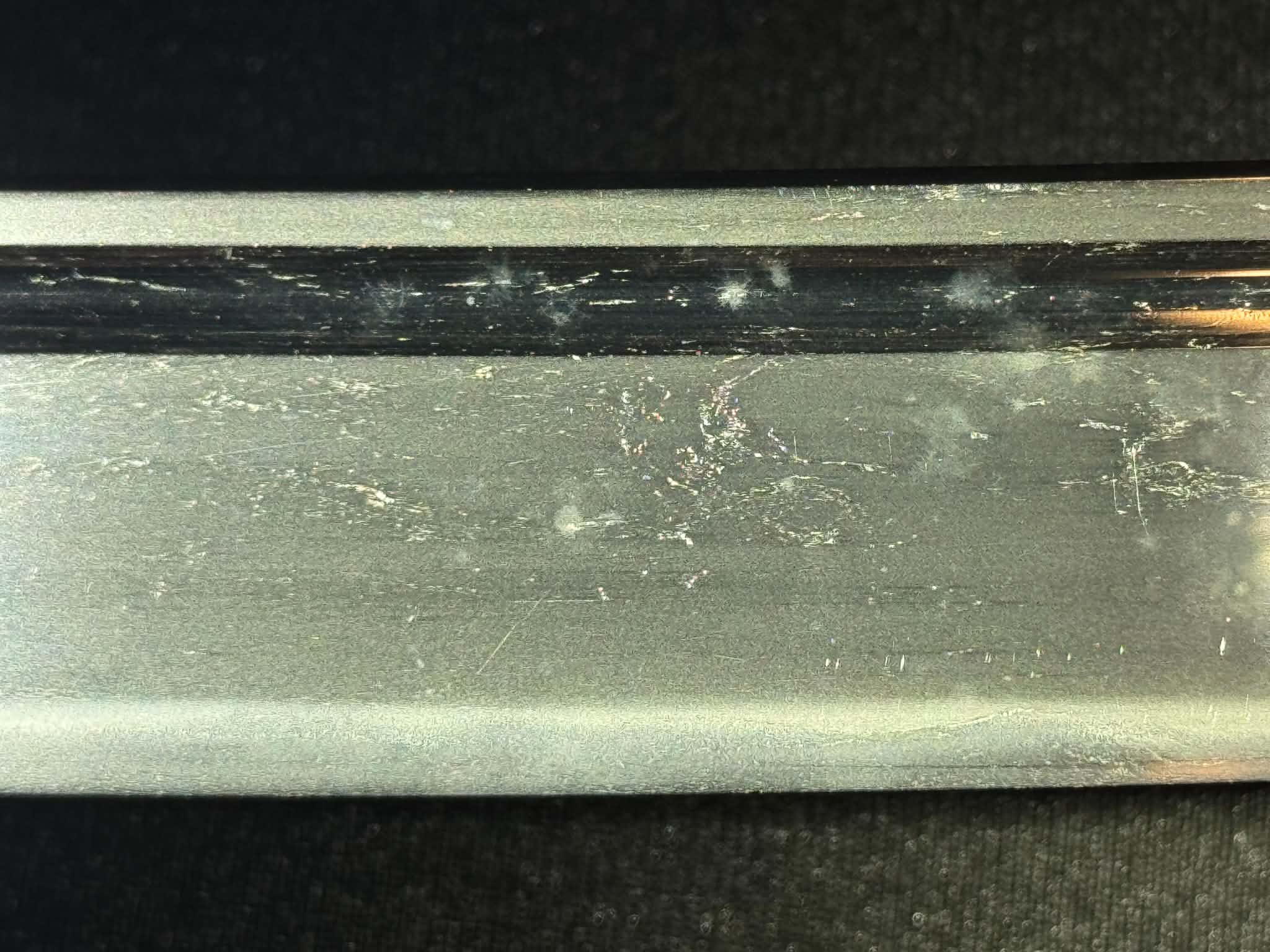 Antique Nihonto - Muromachi (4-600 years old) Wakizashi in Shirasaya, signed Soshuju Hiromasa