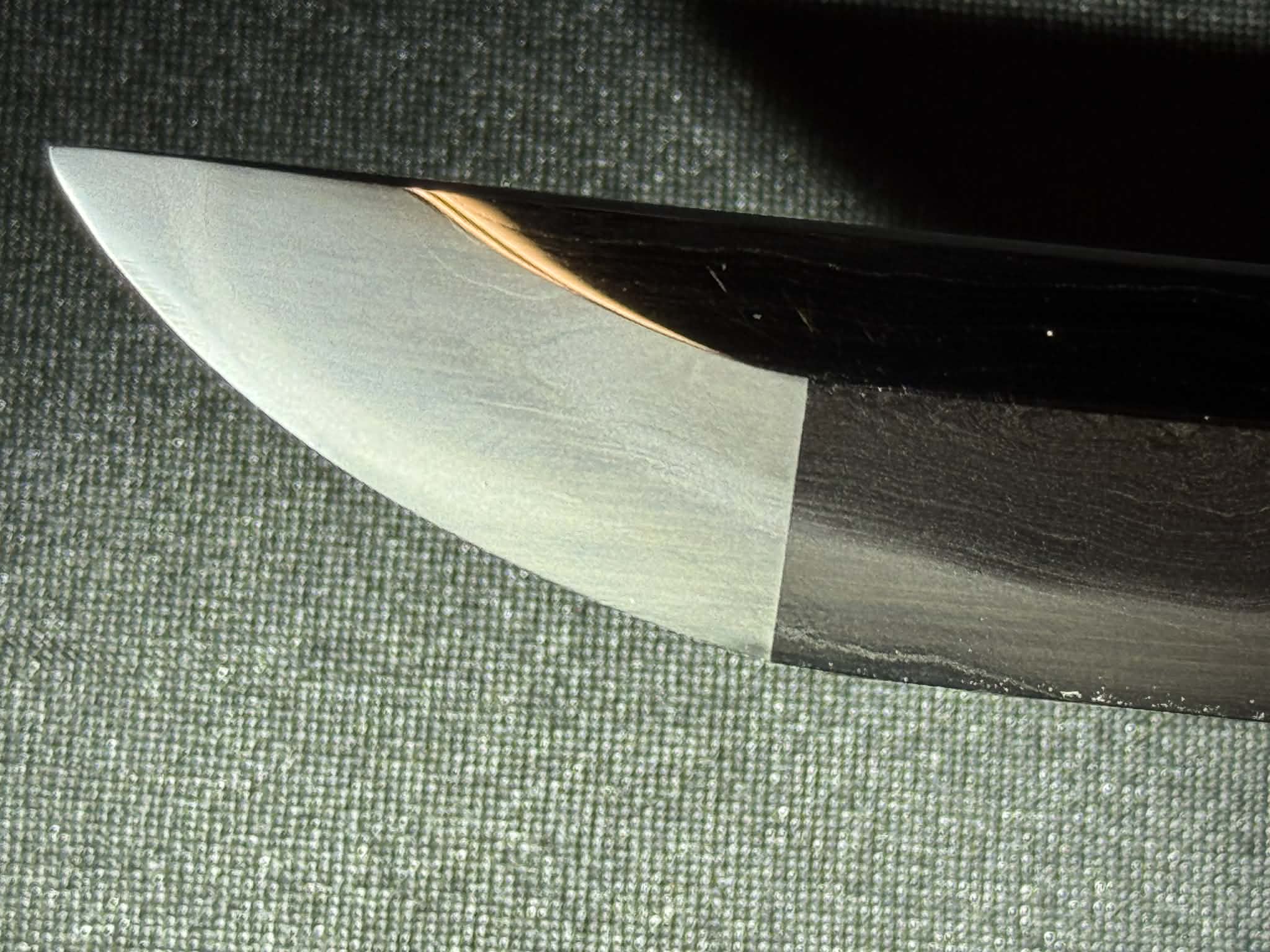 Masterwork Phoenix Armory Katana - Dark Vanguard Handachi Folded Steel