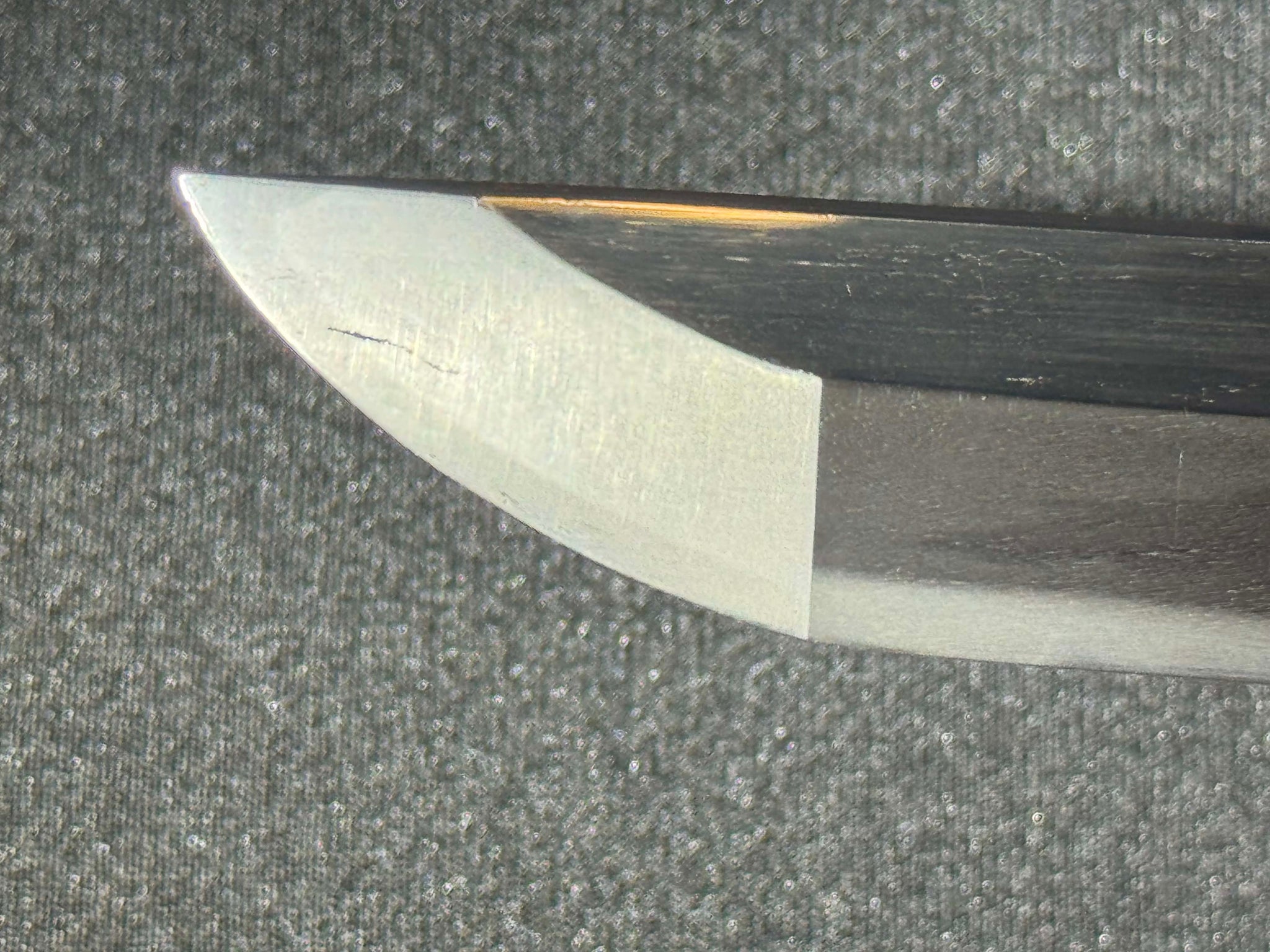 CONSIGNMENT Antique Nihonto - Wakizashi in Shirasaya, signed Settsu Ju Fujiwara Sadatsugu (unverified)
