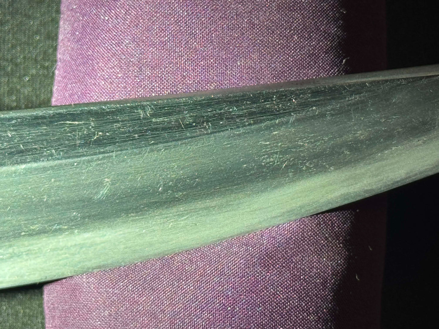 Antique Nihonto - WIDE Naginata Naoshi Wakizashi in Koshirae, signed Chikushu Ju Sa (unverified)