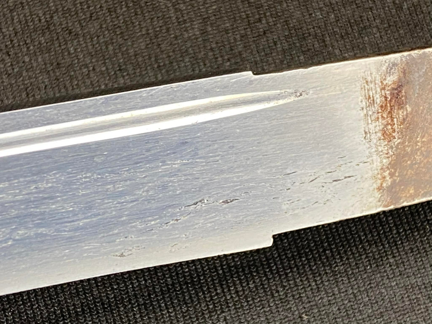 Antique Nihonto -  Kikuchi Yari Tanto in Hamidashi Koshirae - Late Muromachi Period