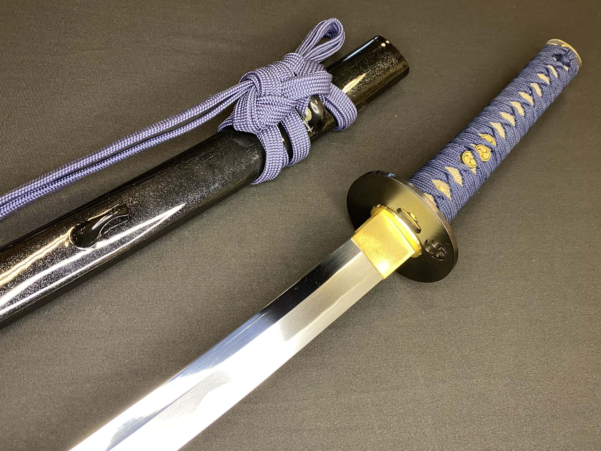 Masterwork Phoenix Armory Katana - Sky Mitsudomoe