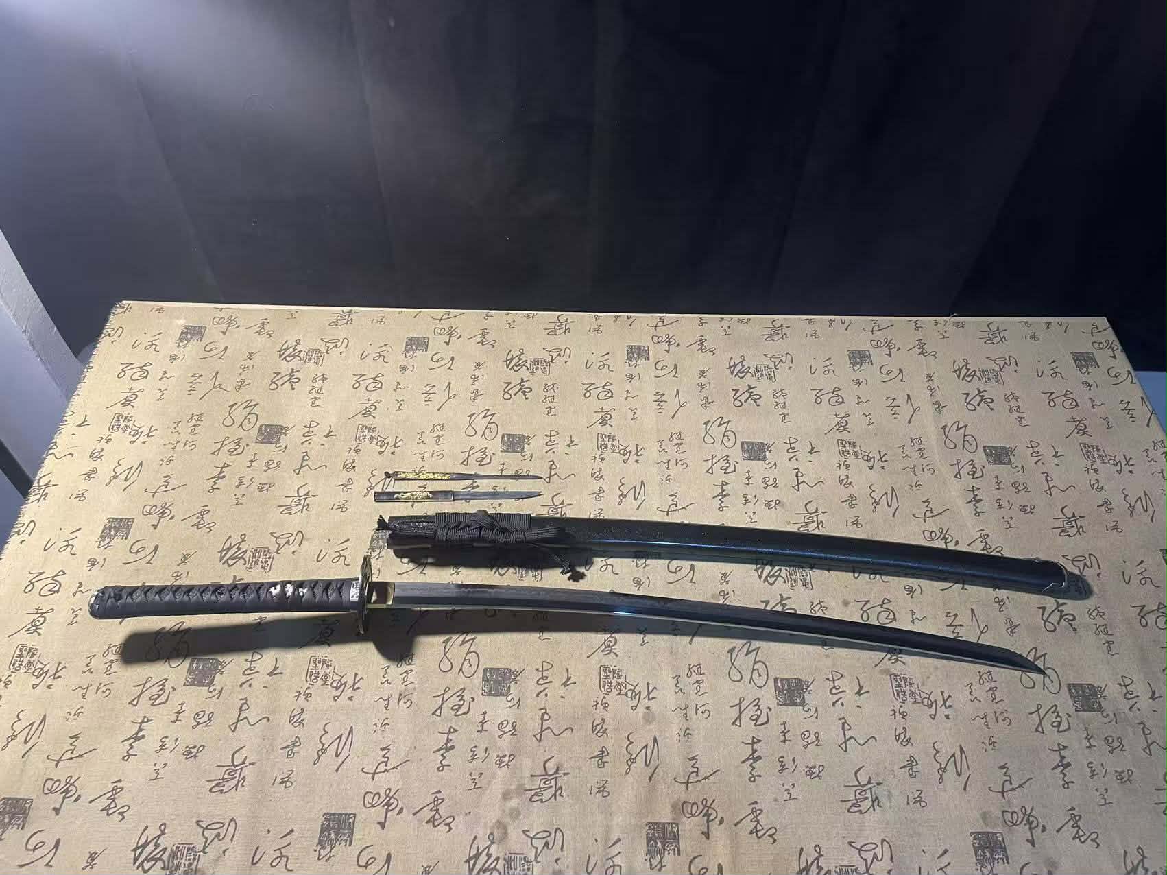 Cloudhammer Katana - Hidden Dragon, Cloud Dragon - sx105v Japanese Tool Steel - Ko-Choji Hamon