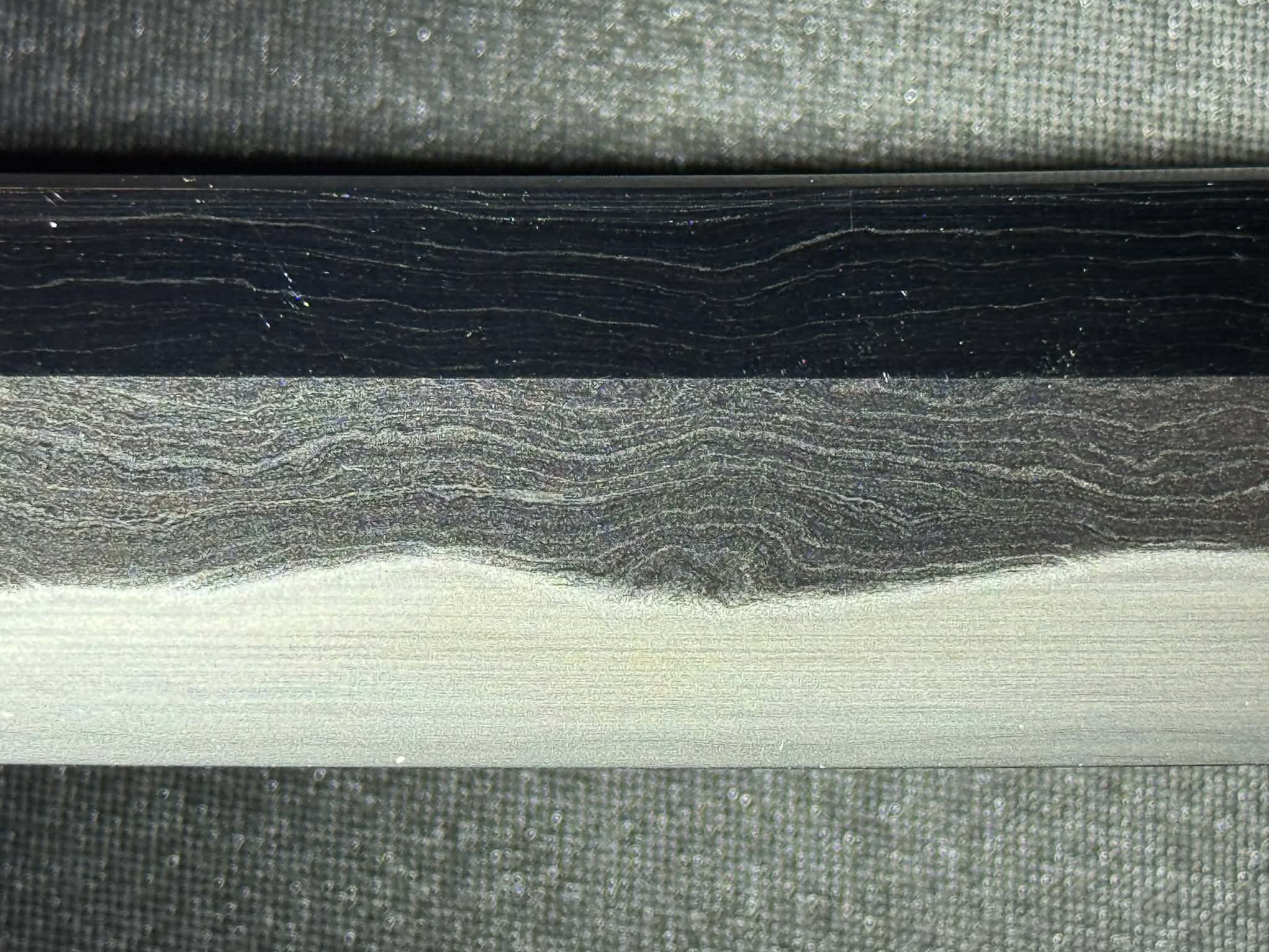 Masterwork Phoenix Armory Katana - Dark Vanguard Handachi Folded Steel