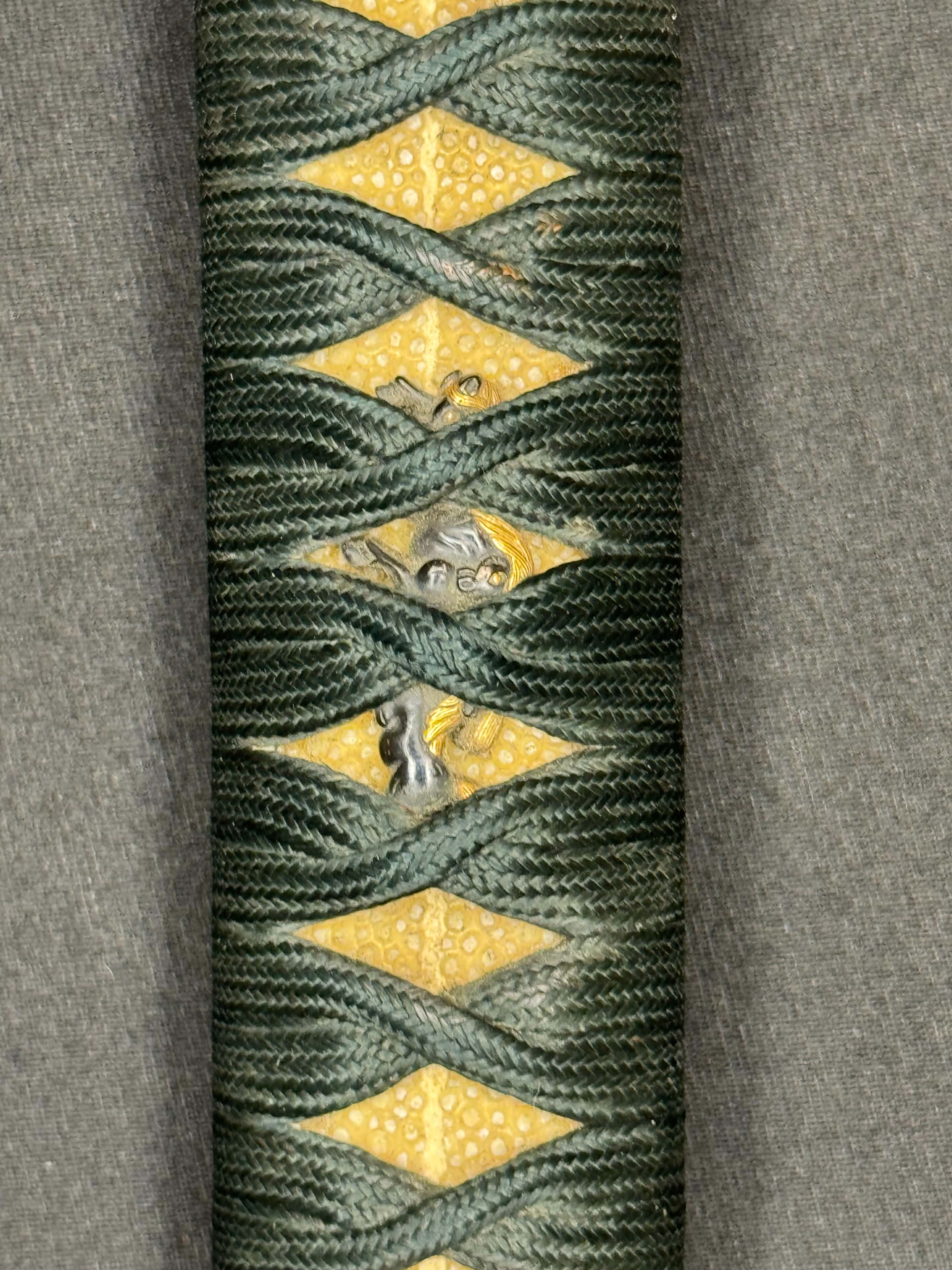 Antique Nihonto - Katana in Handachi Koshirae, Signed Chikushu Ju Sa Yasuchika, Dated Genji 1 (1864) NBTHK Certified