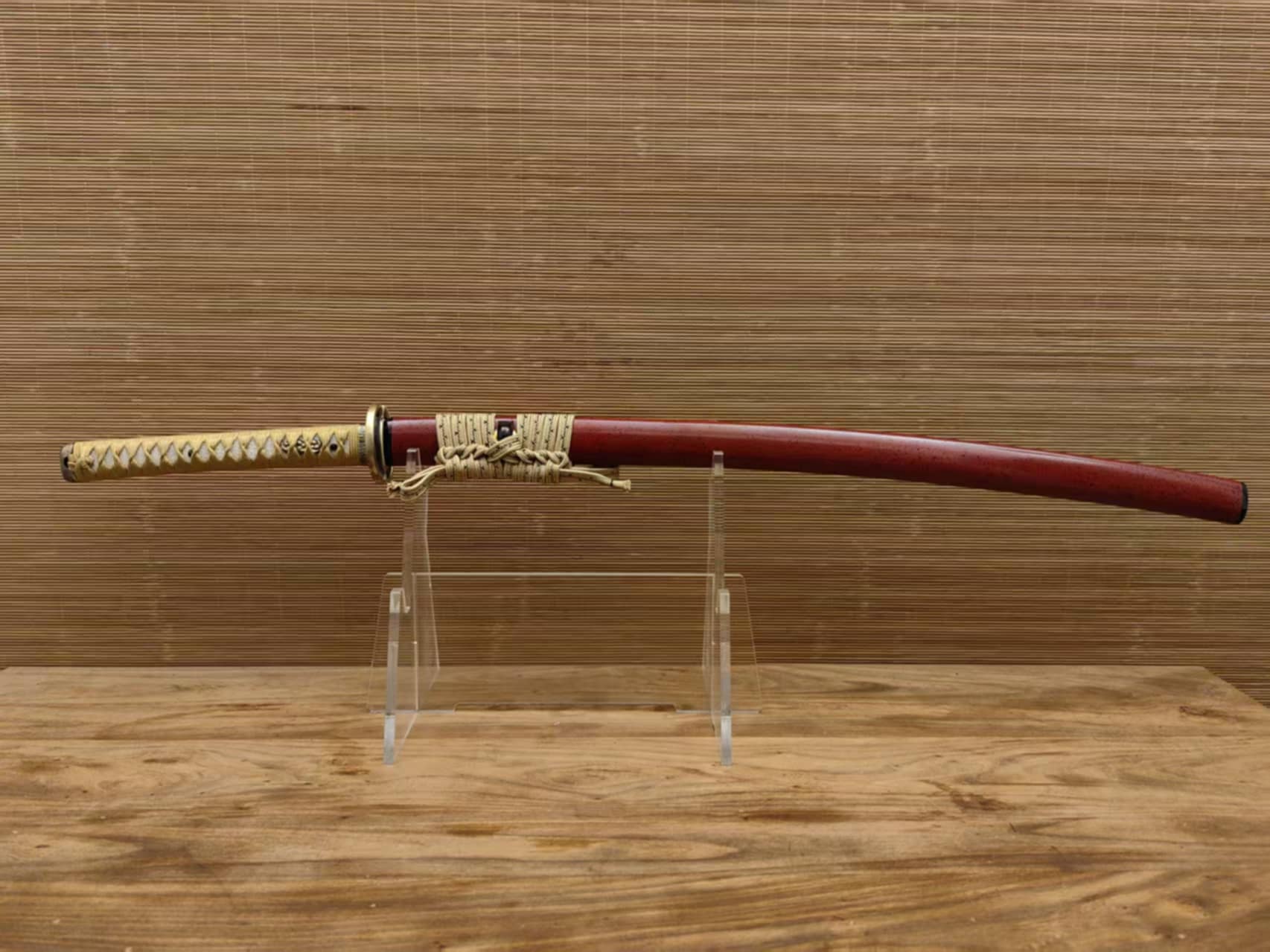 Cloudhammer Katana - Blood Musashi  - W2 Cable Steel