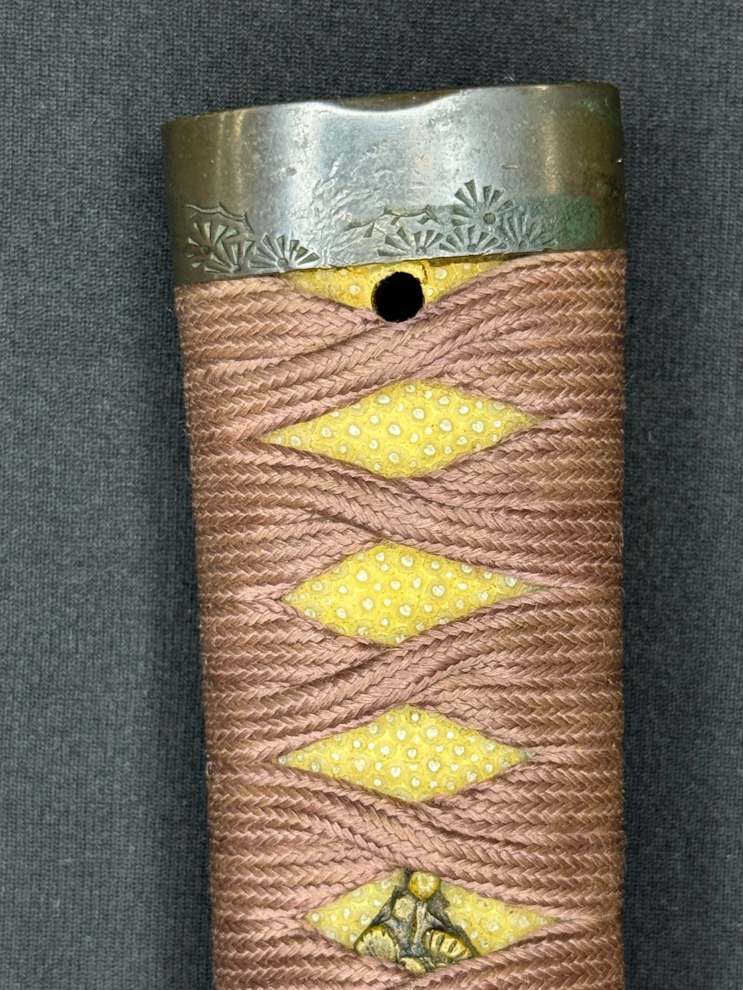 Antique Nihonto - Shobu Wakizashi in Koshirae, NBTHK attributed to Kai Mihara