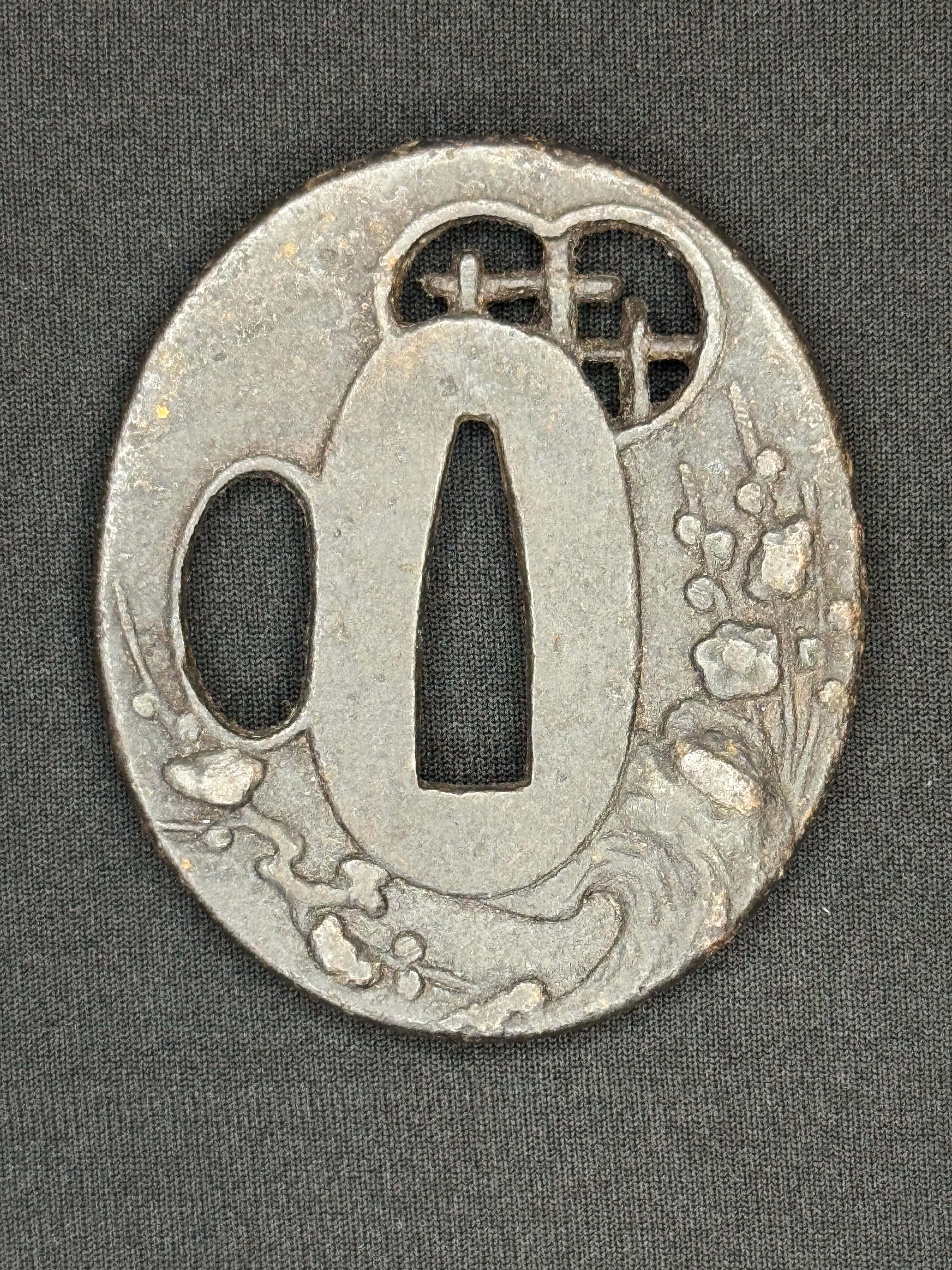 Antique Tsuba - possible Christian