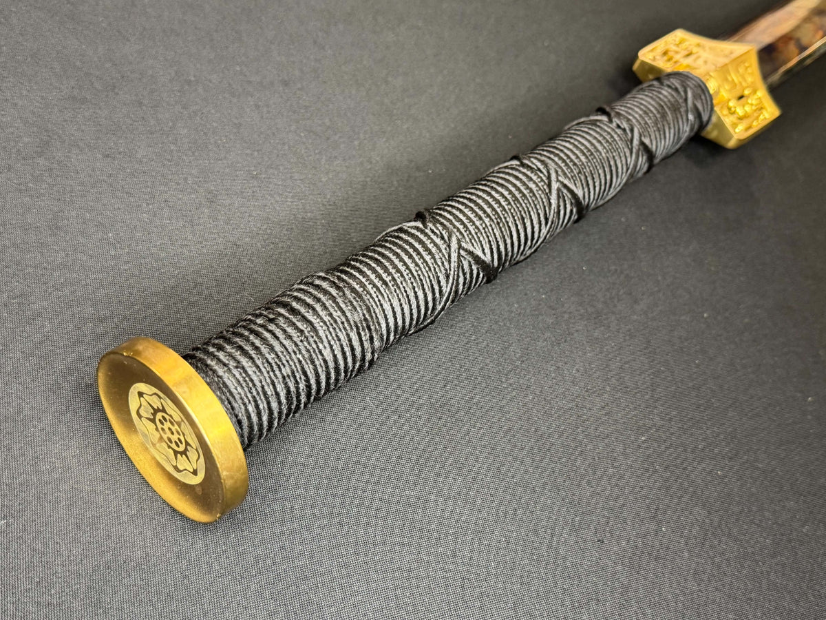 Cloudhammer Han Jian - Sokka 's Space Sword - Pattern Welded Meteorite Steel