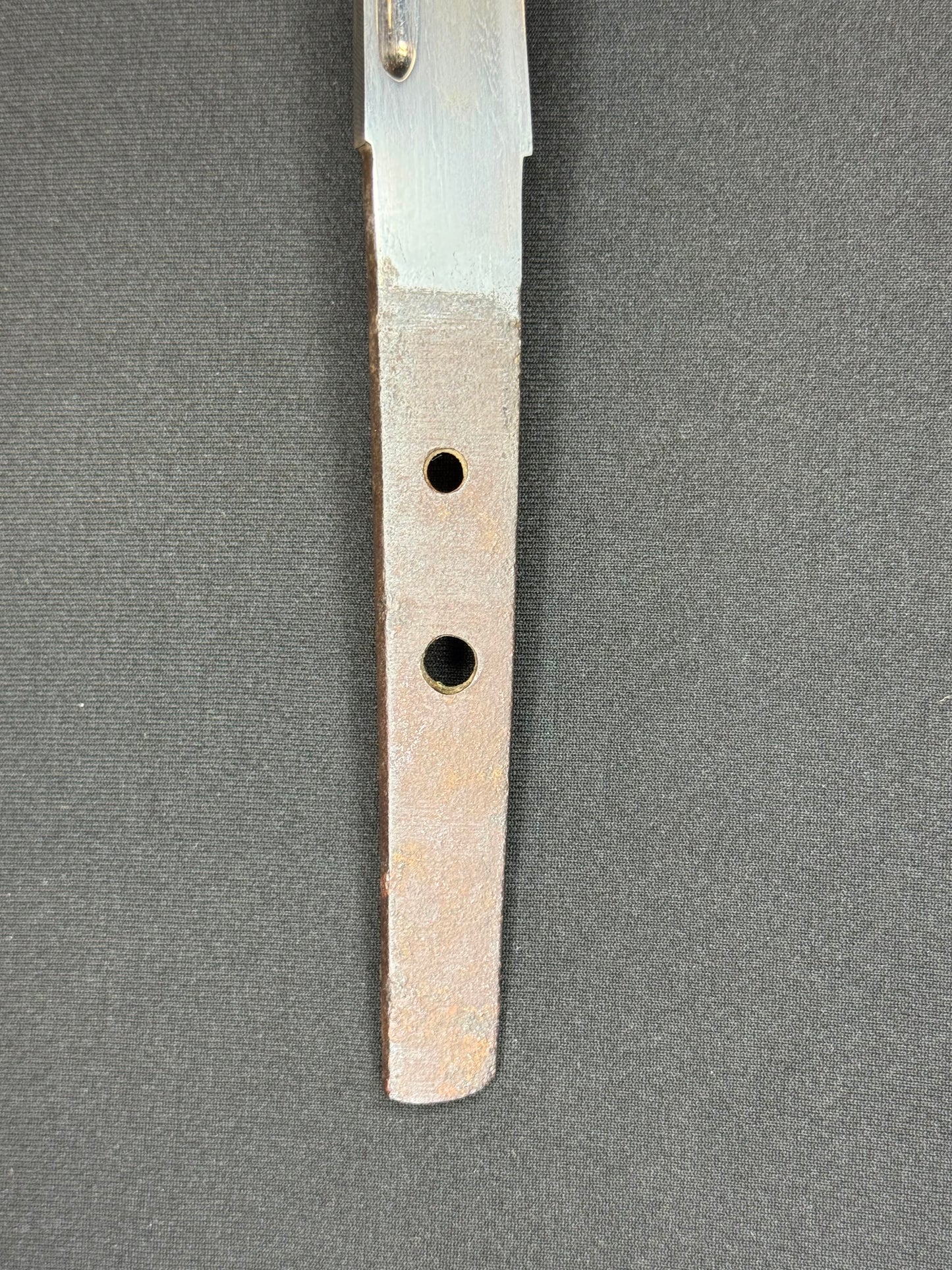 Antique Nihonto - thick kikuchi yari in Shirasaya, NBTHK certified