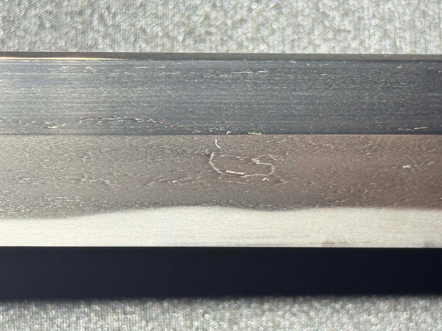 CONSIGNMENT Antique Nihonto - Wakizashi in Shirasaya, signed Settsu Ju Fujiwara Sadatsugu (unverified)