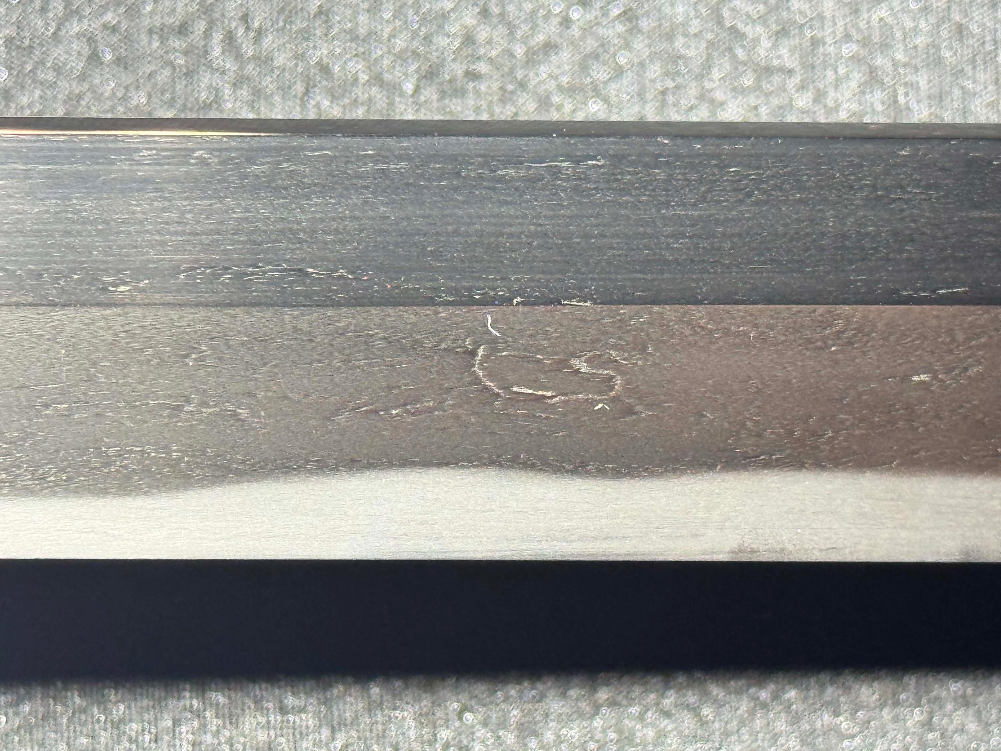 CONSIGNMENT Antique Nihonto - Wakizashi in Shirasaya, signed Settsu Ju Fujiwara Sadatsugu (unverified)