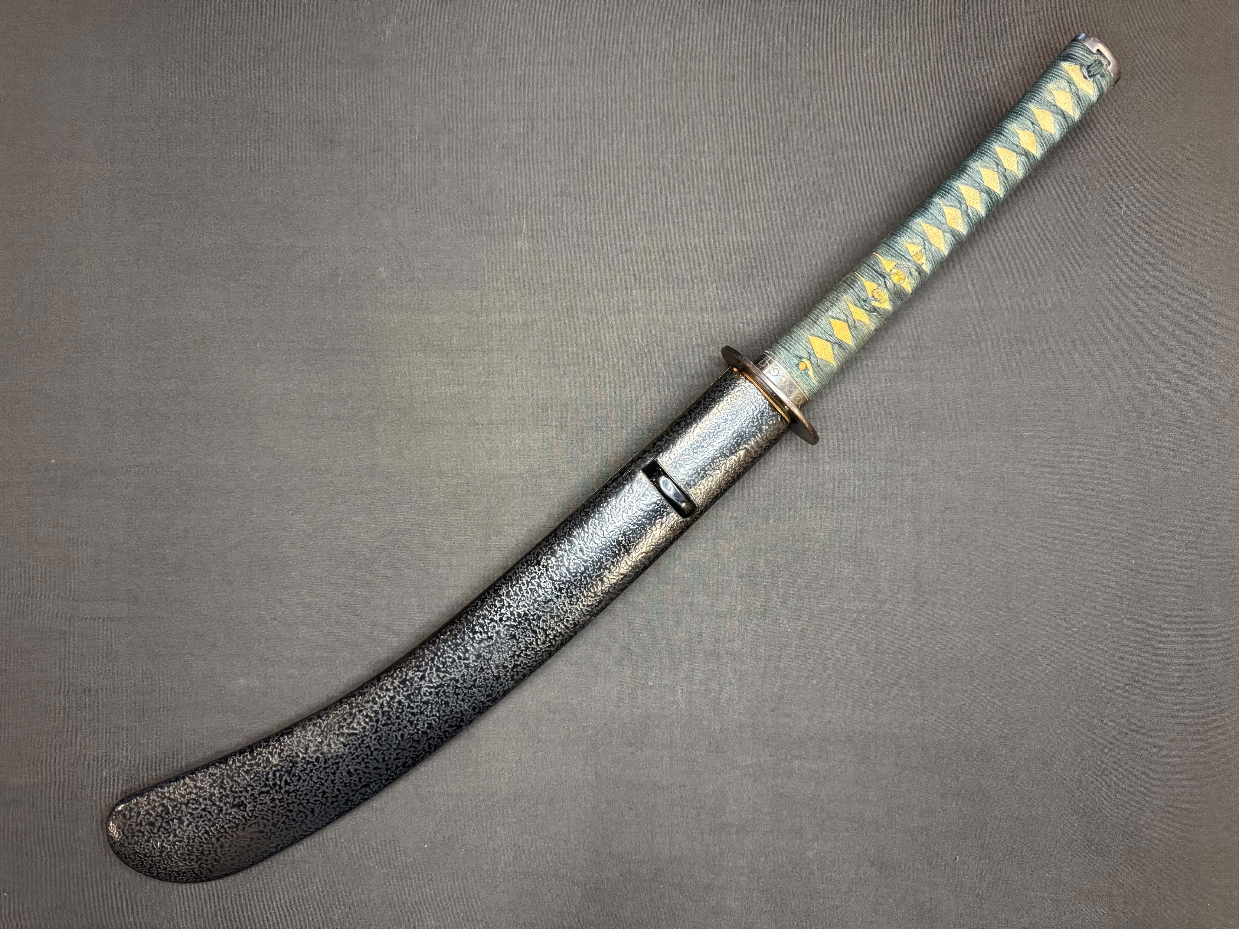 Antique Nihonto - Naginata Naoshi Wakizashi in Koshirae