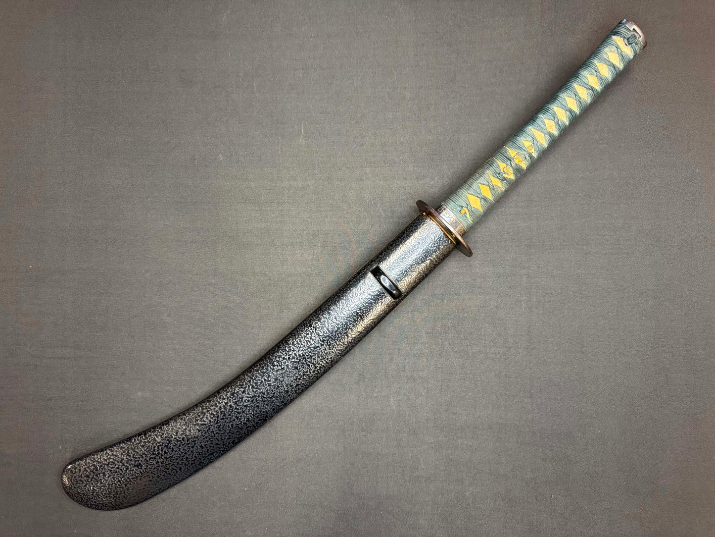 Antique Nihonto - Naginata Naoshi Wakizashi in Koshirae