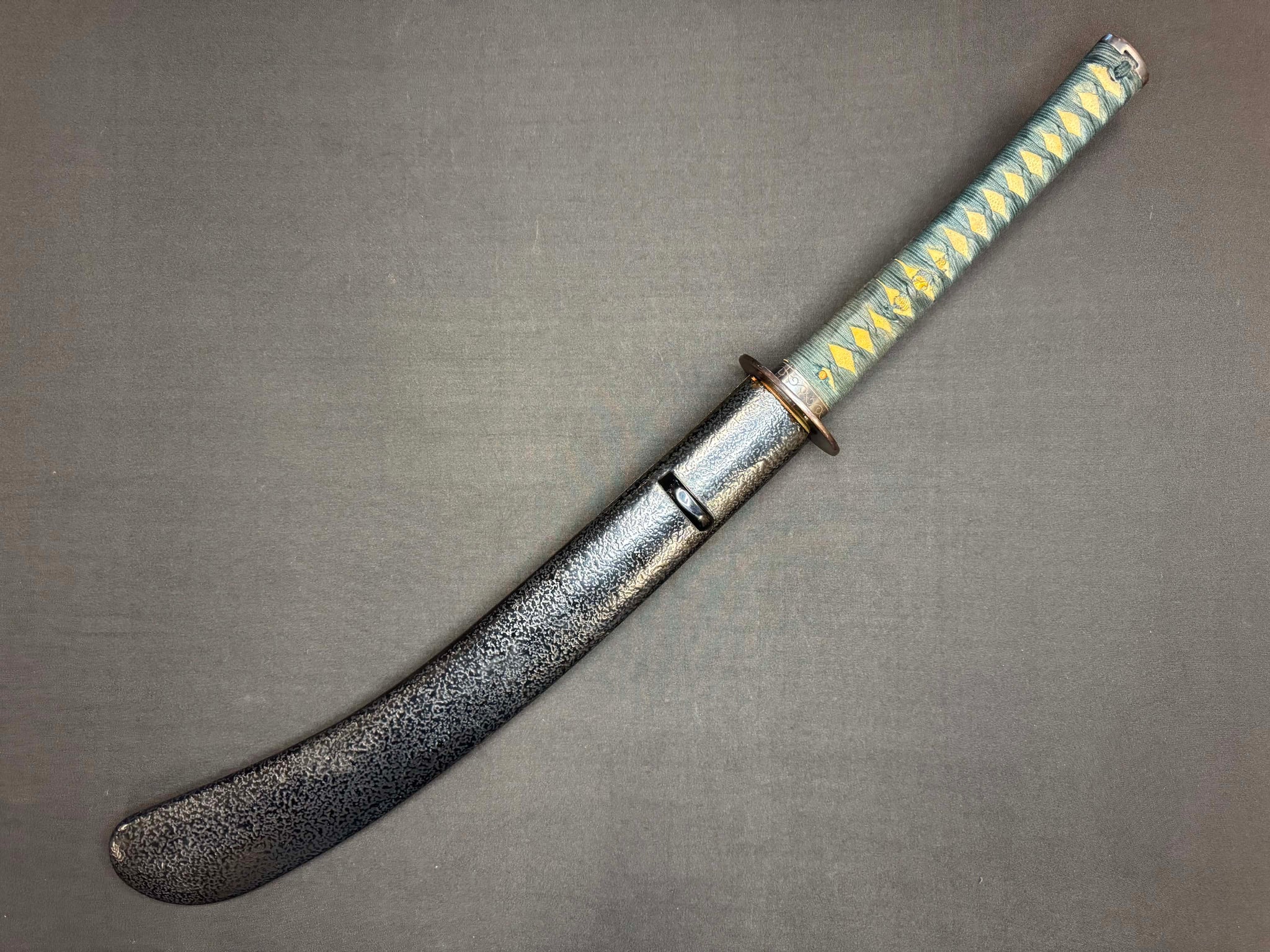 Antique Nihonto - Naginata Naoshi Wakizashi in Koshirae