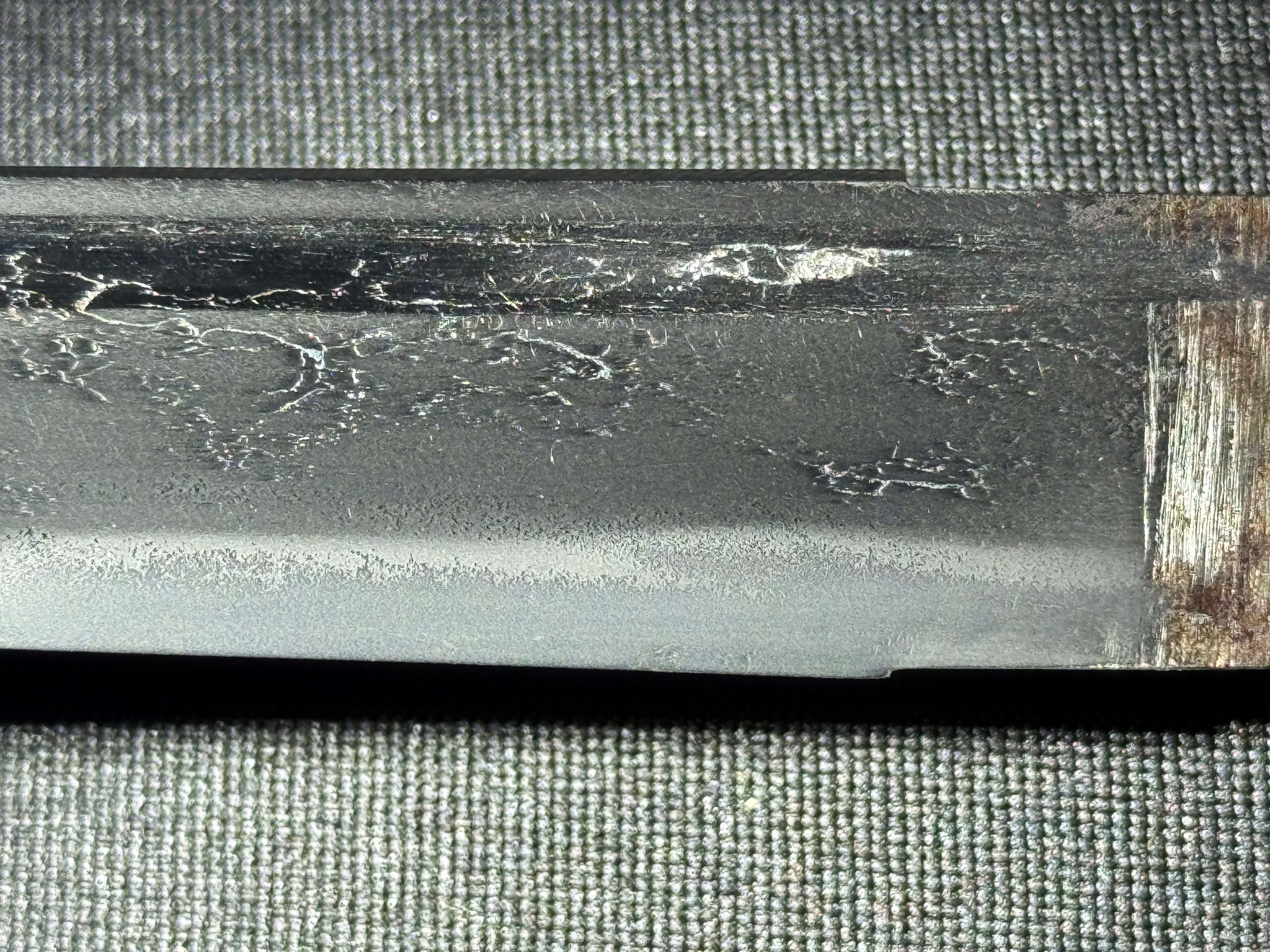 Antique Nihonto - Tanto on Shirasaya, signed Yukimitsu, certified by NBTHK