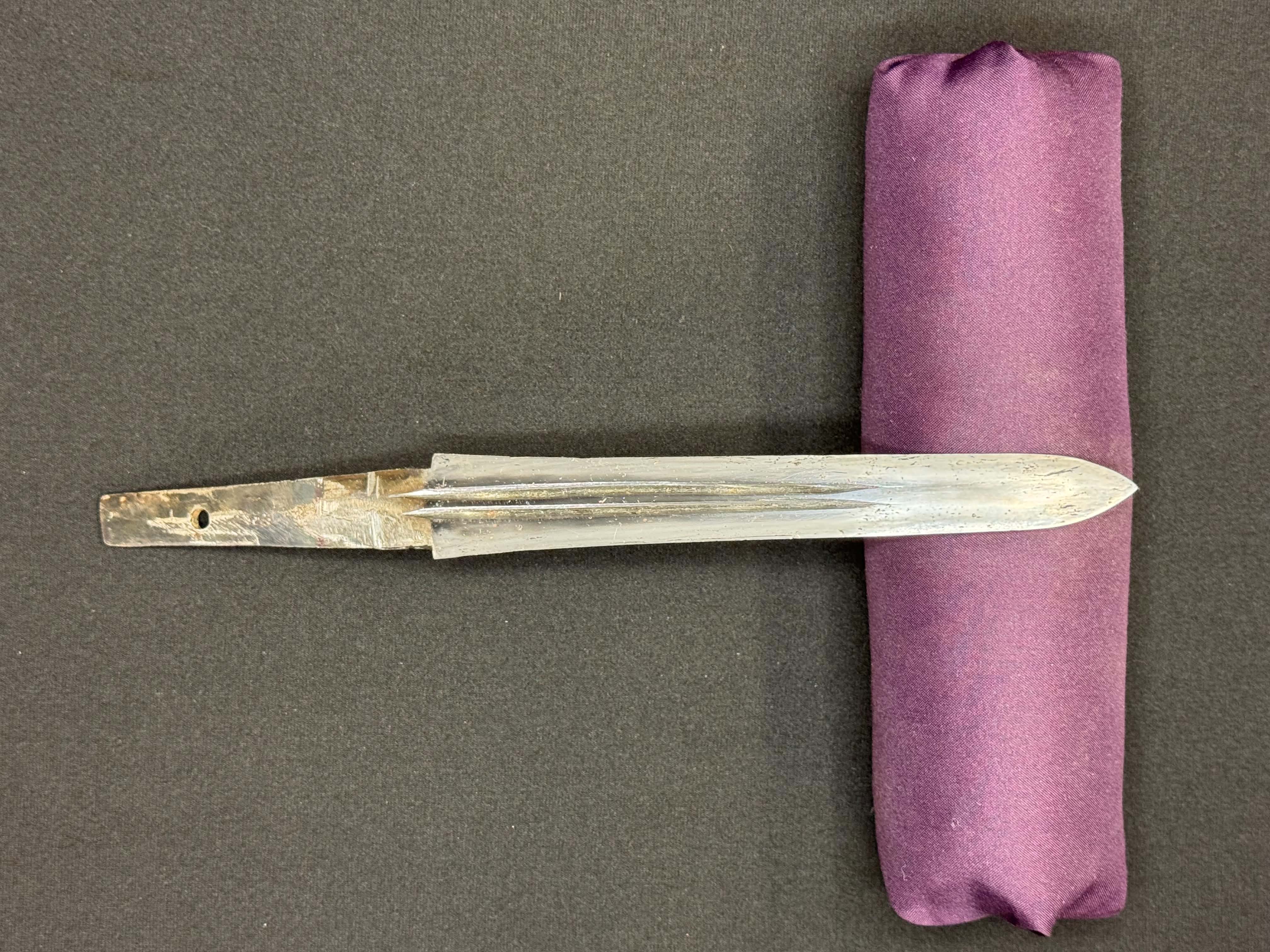 Antique Nihonto - Sankaku Yari in Tanto Koshirae