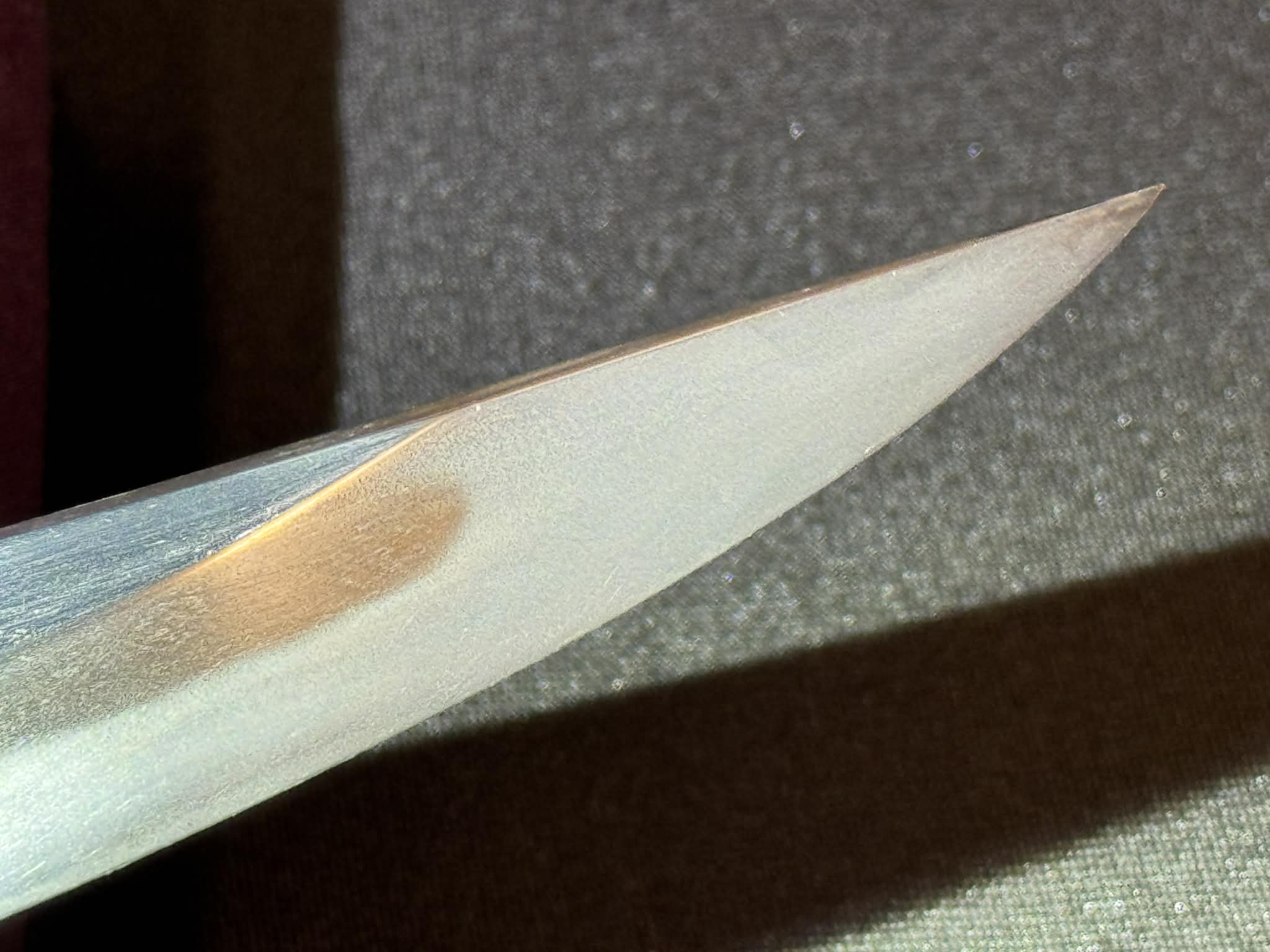 Antique Nihonto - Late Muromachi  (500 years old) Nagamaki Naoshi Wakizashi in Shirasaya, signed Yasunori (NBTHK certified)