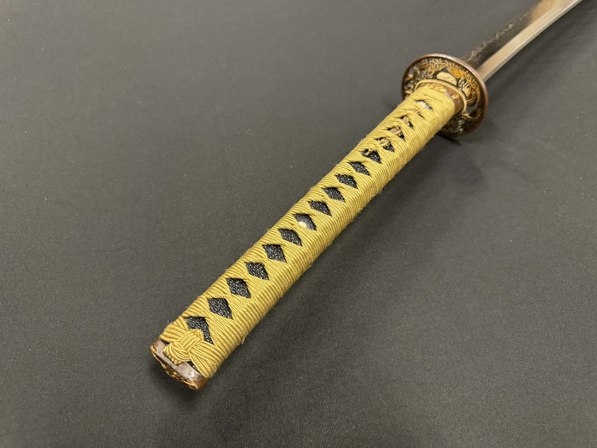Moritaka Razor Prestige Katana - Blazing Dragon - Clay-Tempered T10 Midare Hamon, Hazuya Polish