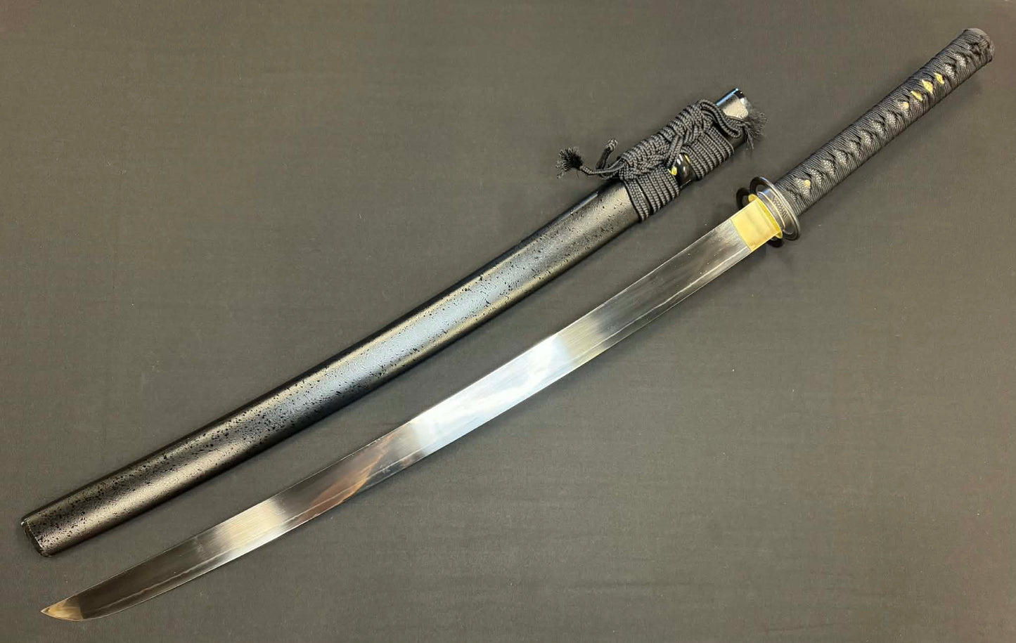 Legacy Blades Samgakdo -  Korean Mat Cutter - 1095 Clay Tempered Carbon Steel 40mm