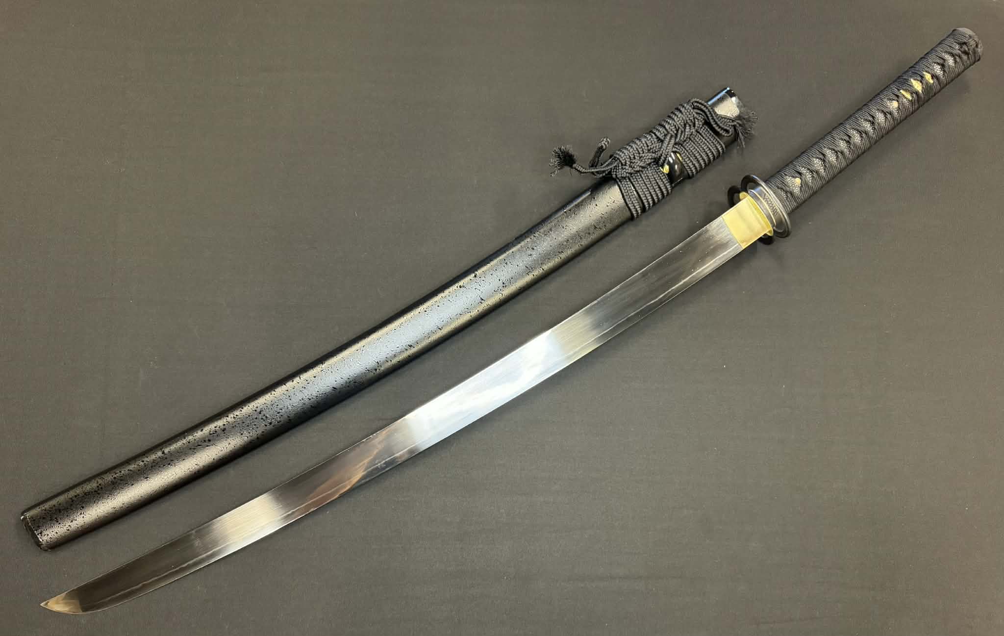 Legacy Blades Samgakdo -  Korean Mat Cutter - 1095 Clay Tempered Carbon Steel 40mm