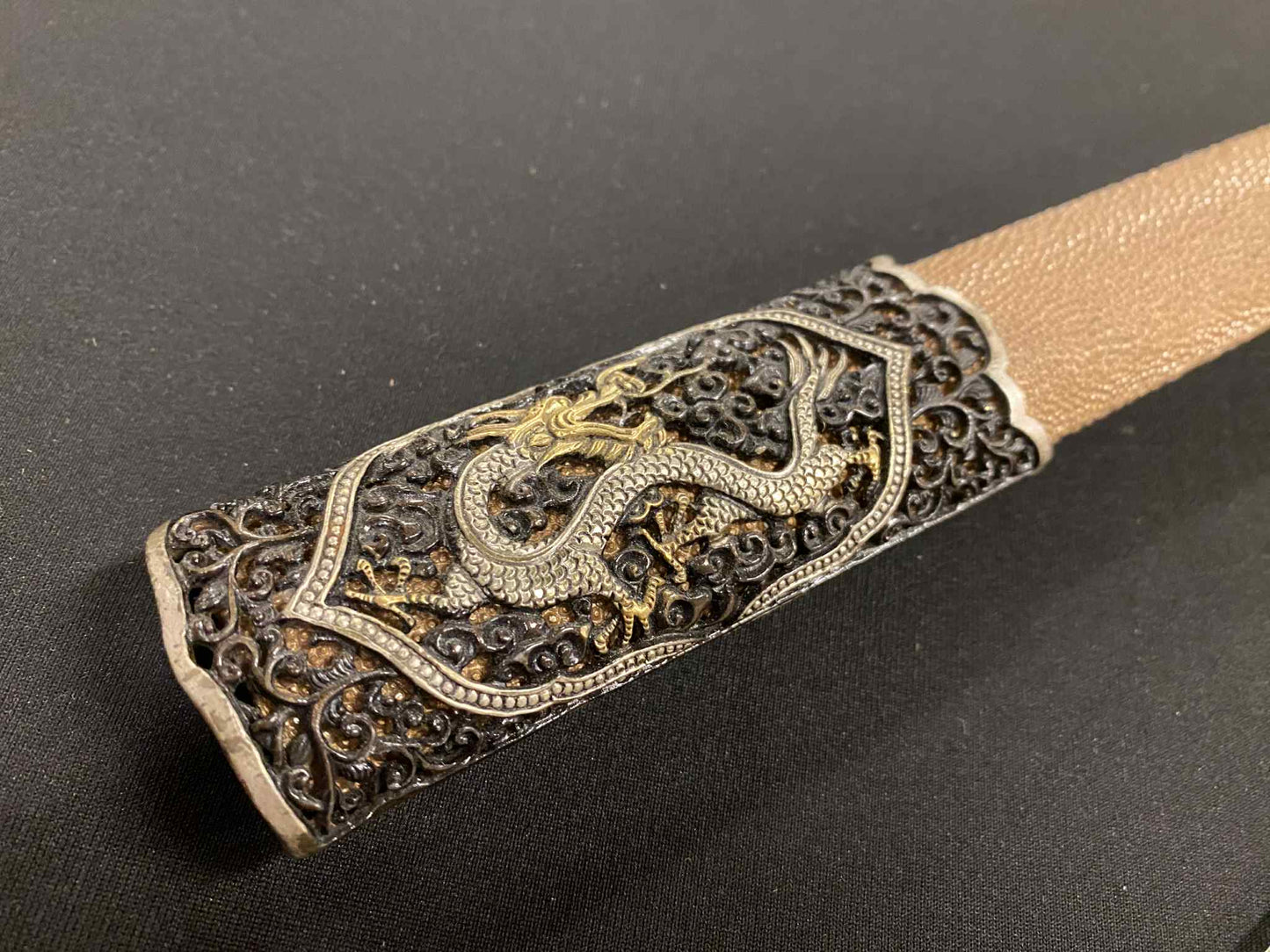 TIGHT SCABBARD Phoenix Armory Jian - Tang Dynasty Clay-tempered Folded Steel