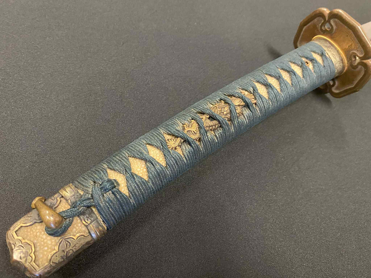 Antique Nihonto - Okissaki Katana in tachi koshirae - Edo (150-400 years old)