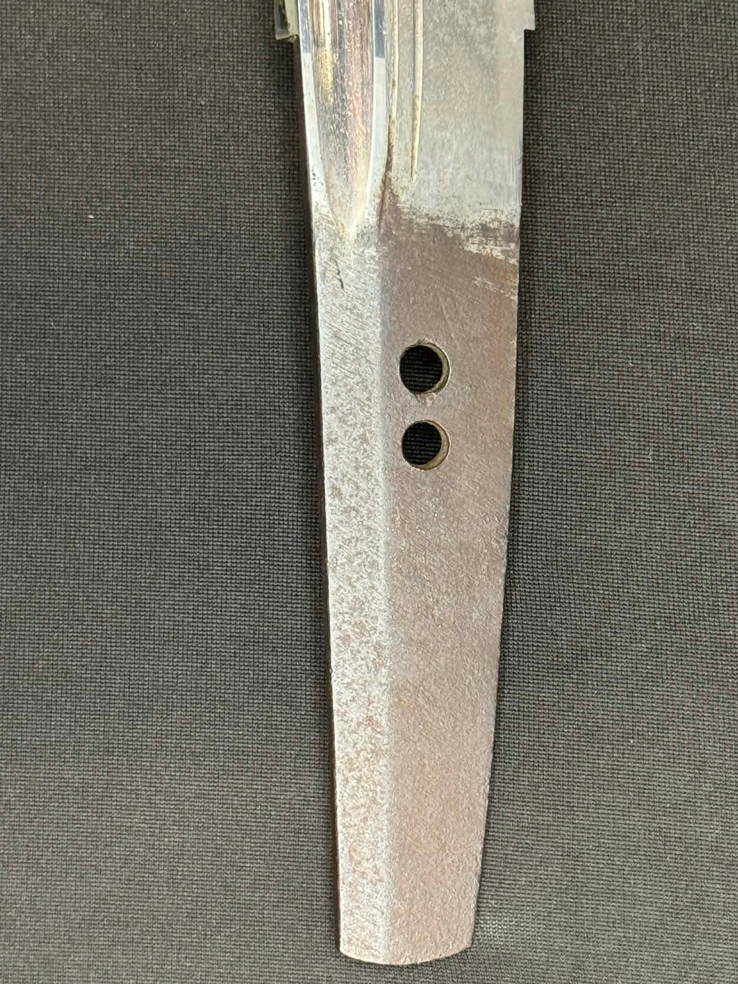 Antique Nihonto - Naginata Naoshi Wakizashi in Shirasaya - signed Echizen Kuni Ju Kanenori, NBTHK certified