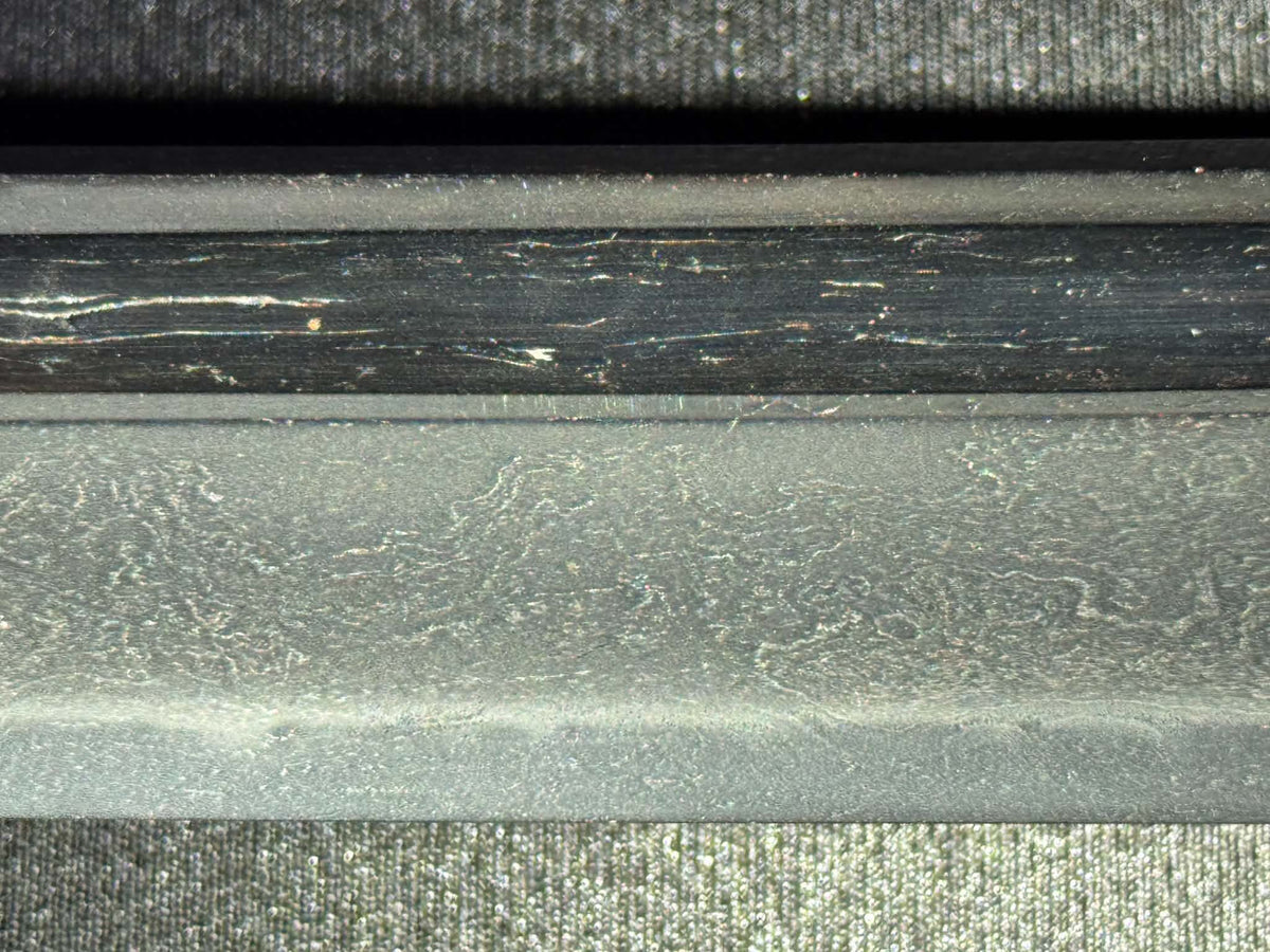 Antique Nihonto - Early Nanbokucho (about 700 years old) Wakizashi in Shirasaya, Tanobe Sayagaki attributed to Shikkake