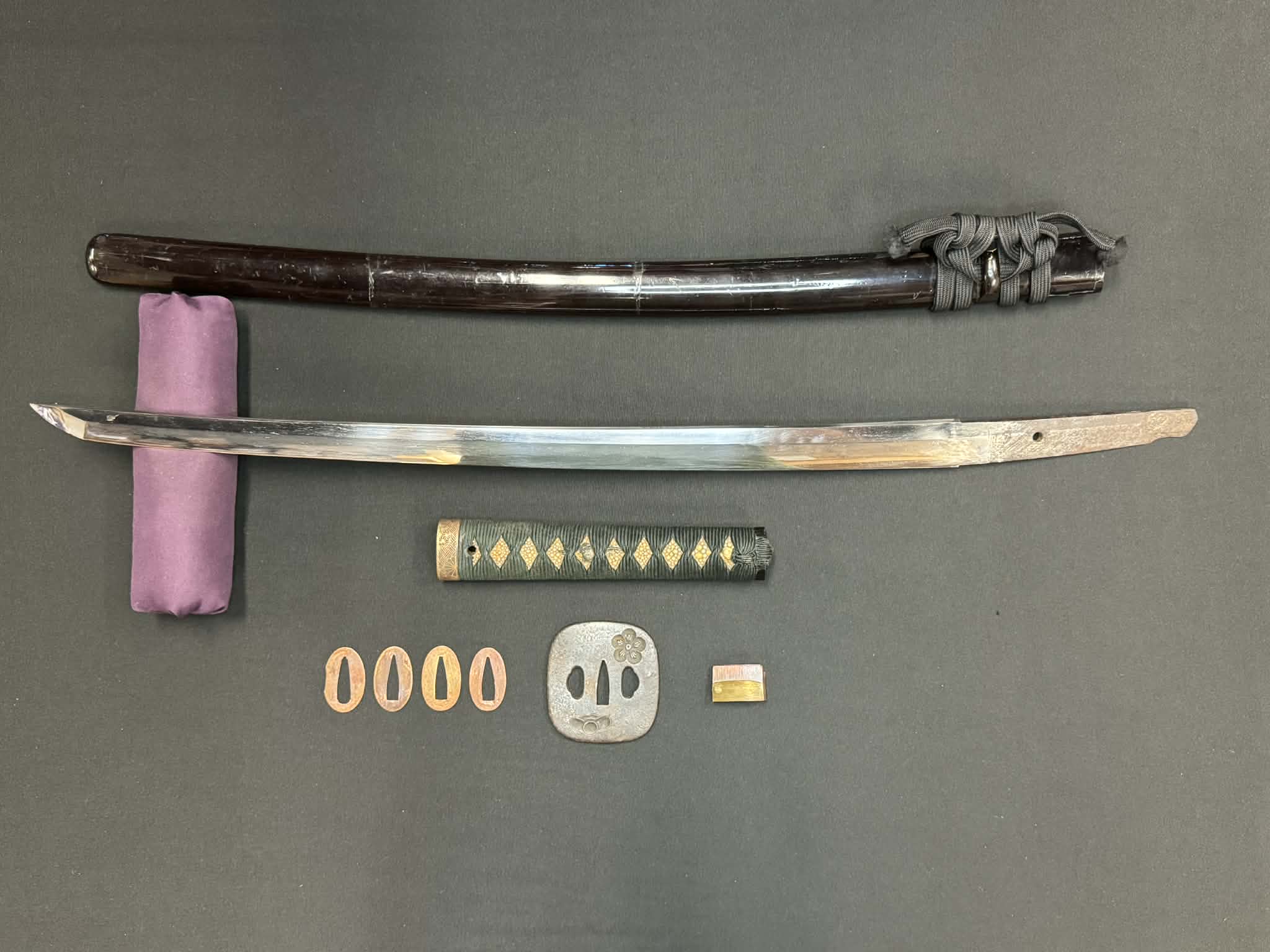 Antique Nihonto - Wakizashi in Plum Koshirae