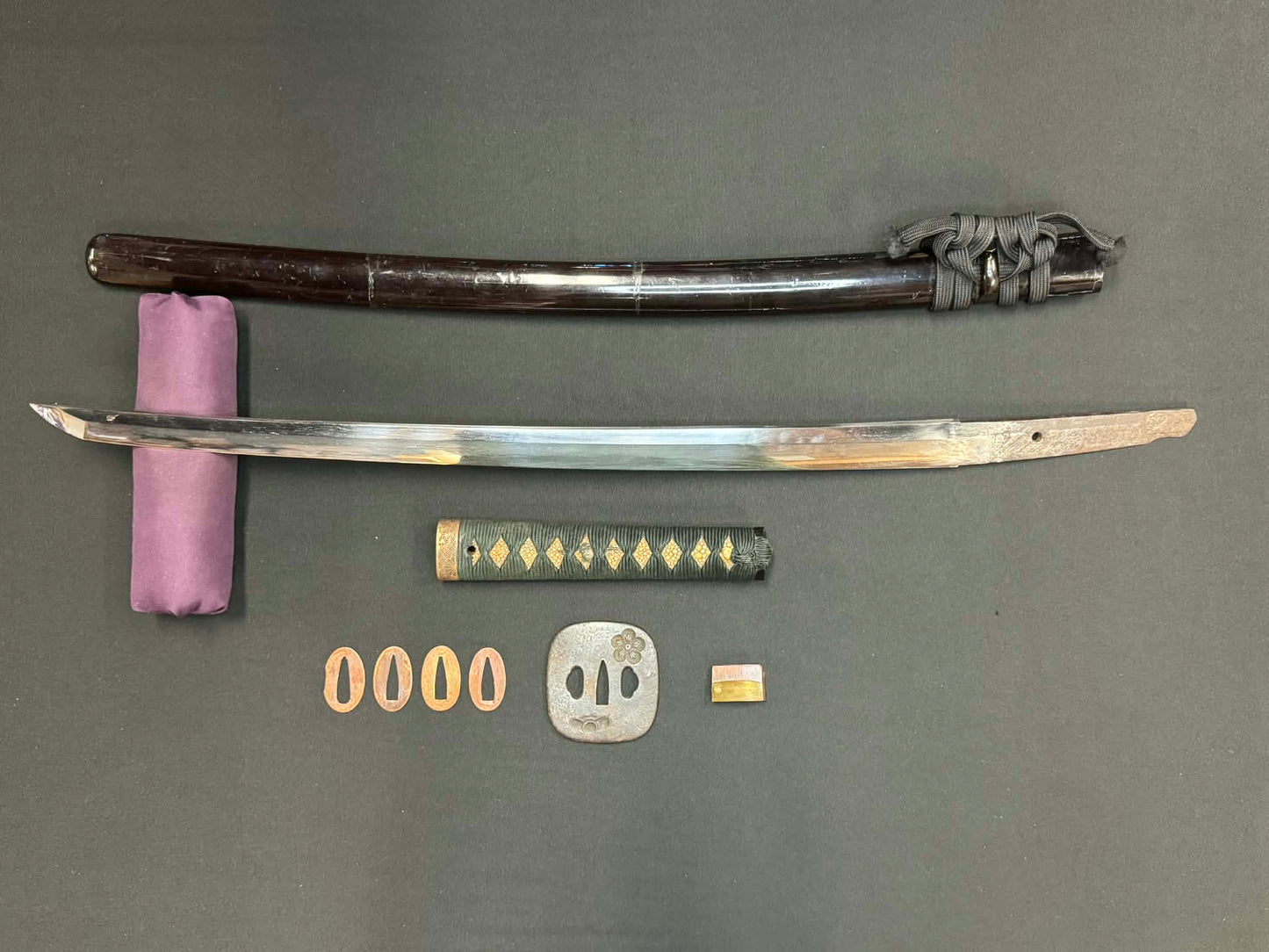 Antique Nihonto - Wakizashi in Plum Koshirae
