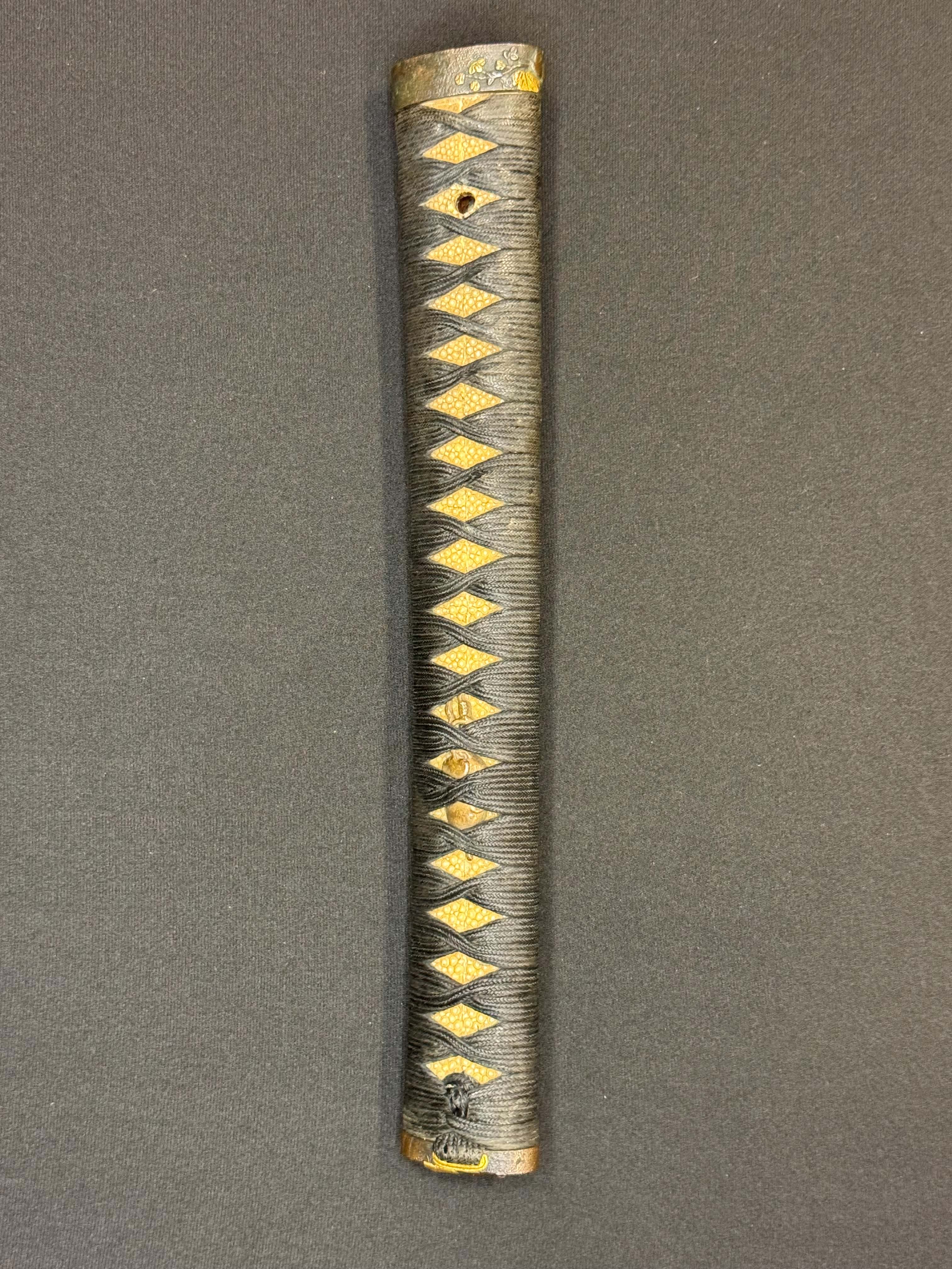 Antique Nihonto - LONG Late Edo Katana with Koshirae, NBTHK attributed to Banryusai Michitoshi