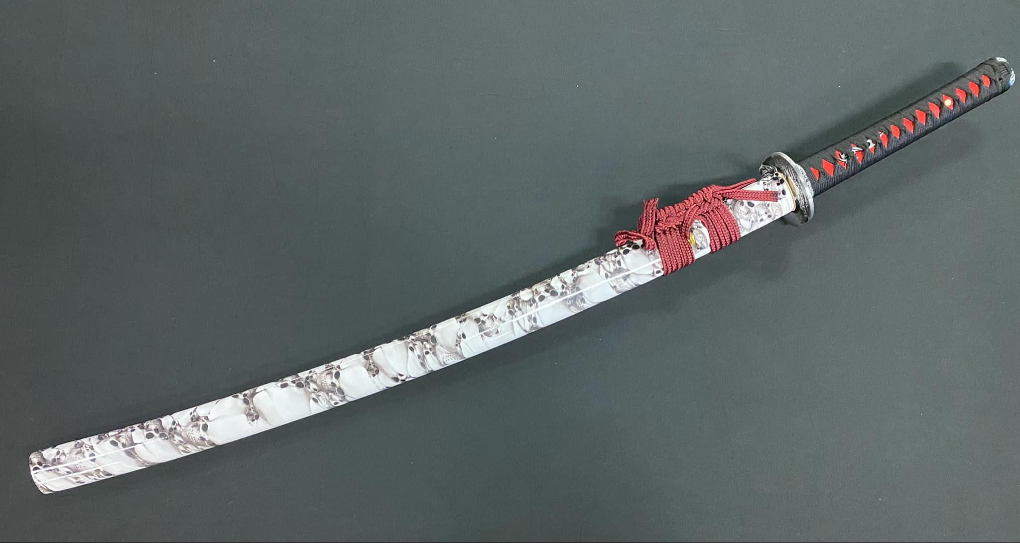 PRE-ORDER Phoenix Armory Crimson Death Katana T10 Clay Tempered