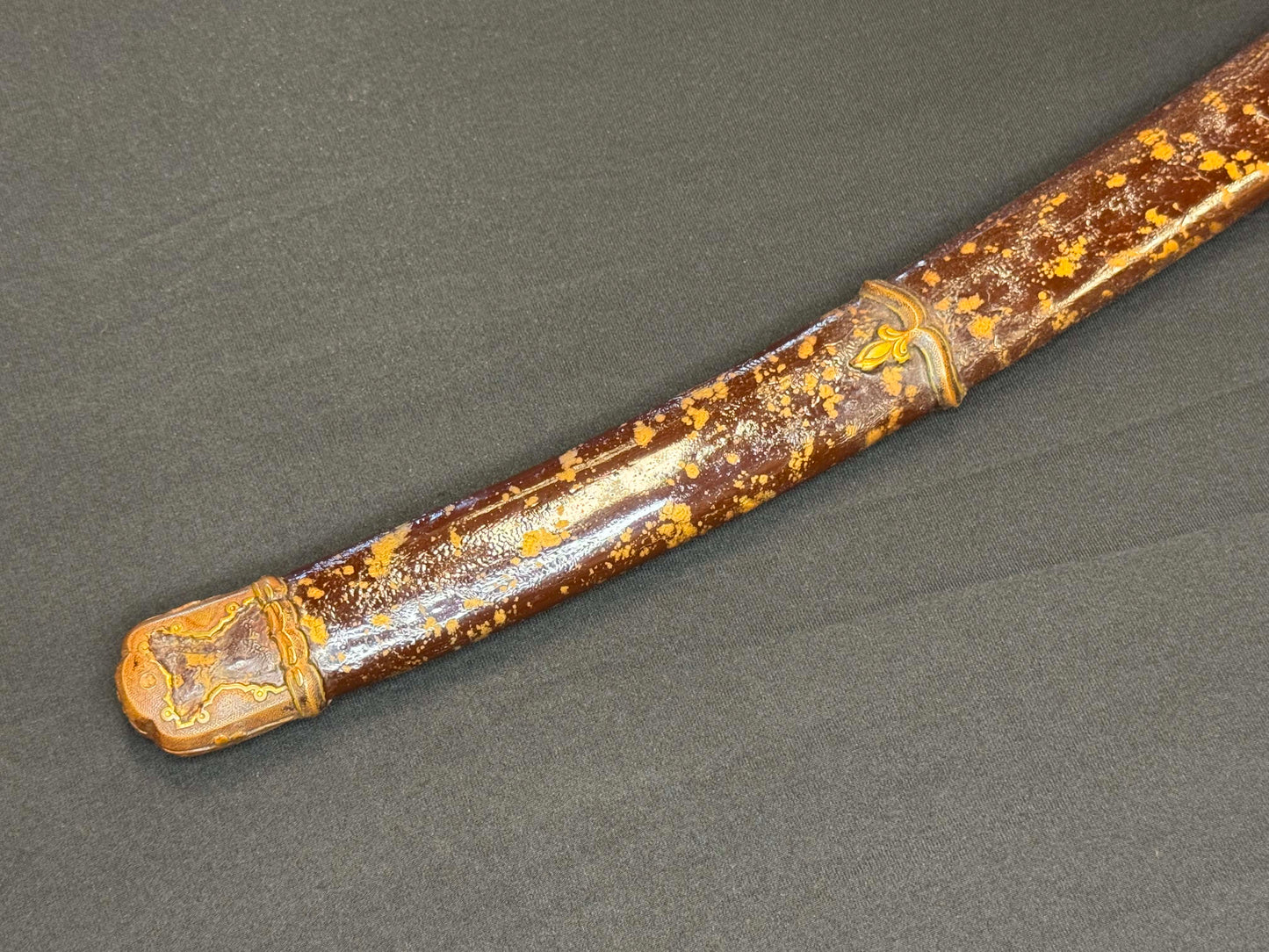 Antique Nihonto - VERY LONG, VERY CURVED Katana in Tachi Koshirae with SAIHA HAGIRE