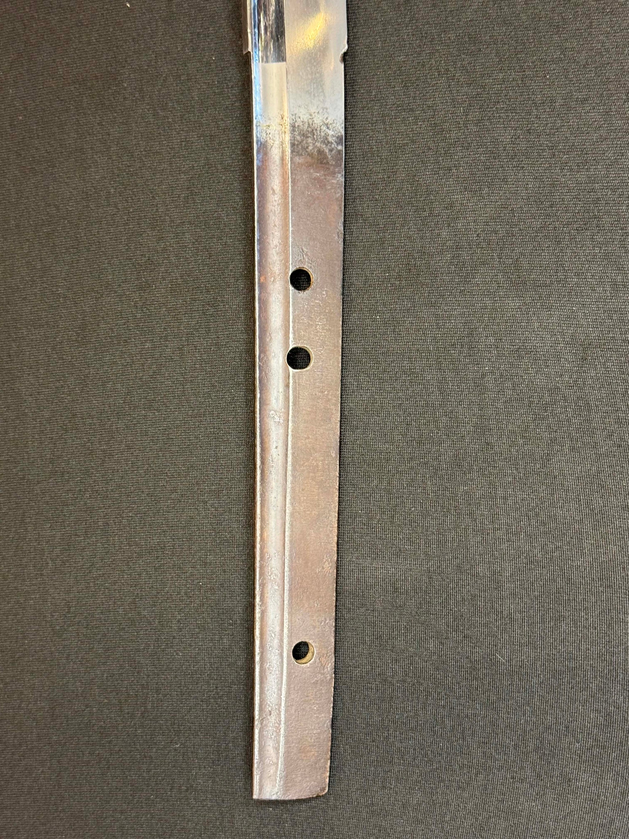 Antique Nihonto - Late Muromachi (500 years old) Katana with Tachi Koshirae, signed Sukemitsu, NBTHK Certified