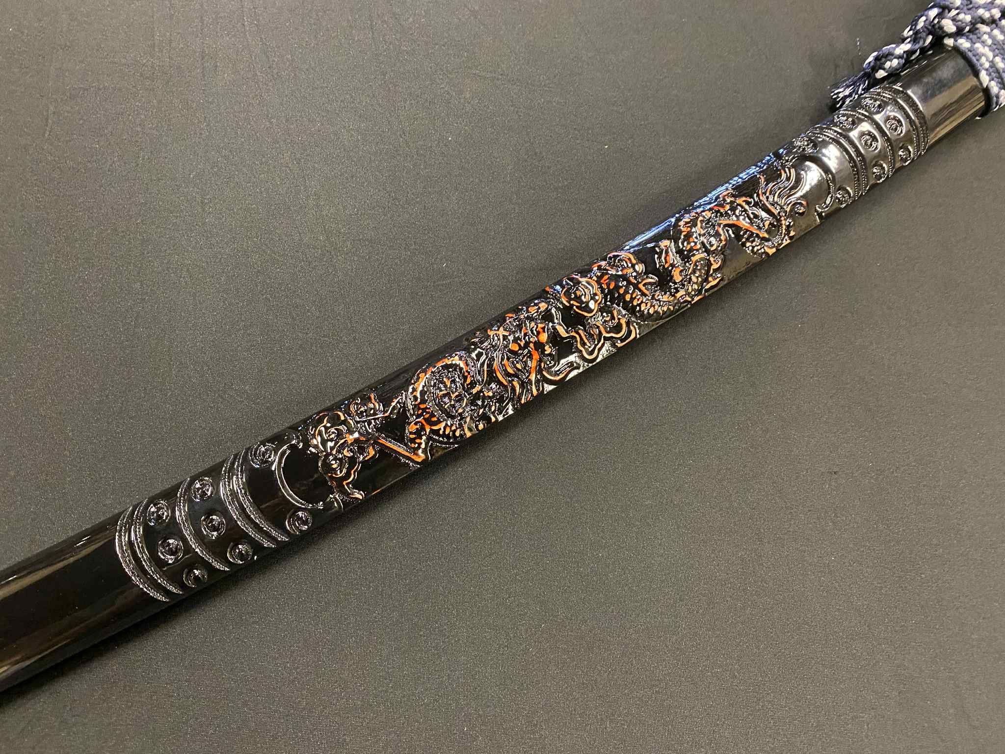 Phoenix Armory Katana - Blue Cloud Dragon T10