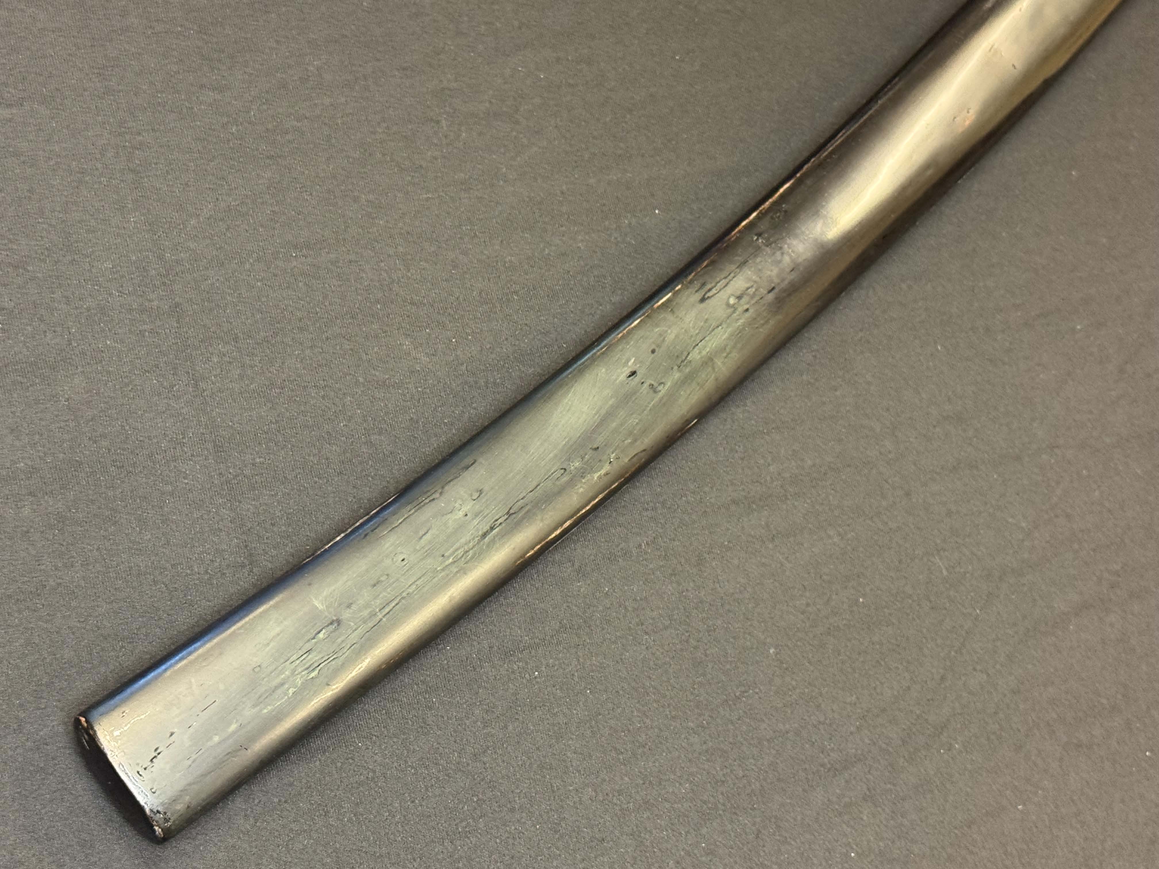 Antique Nihonto - LONG VERY WIDE Katana in Koshirae